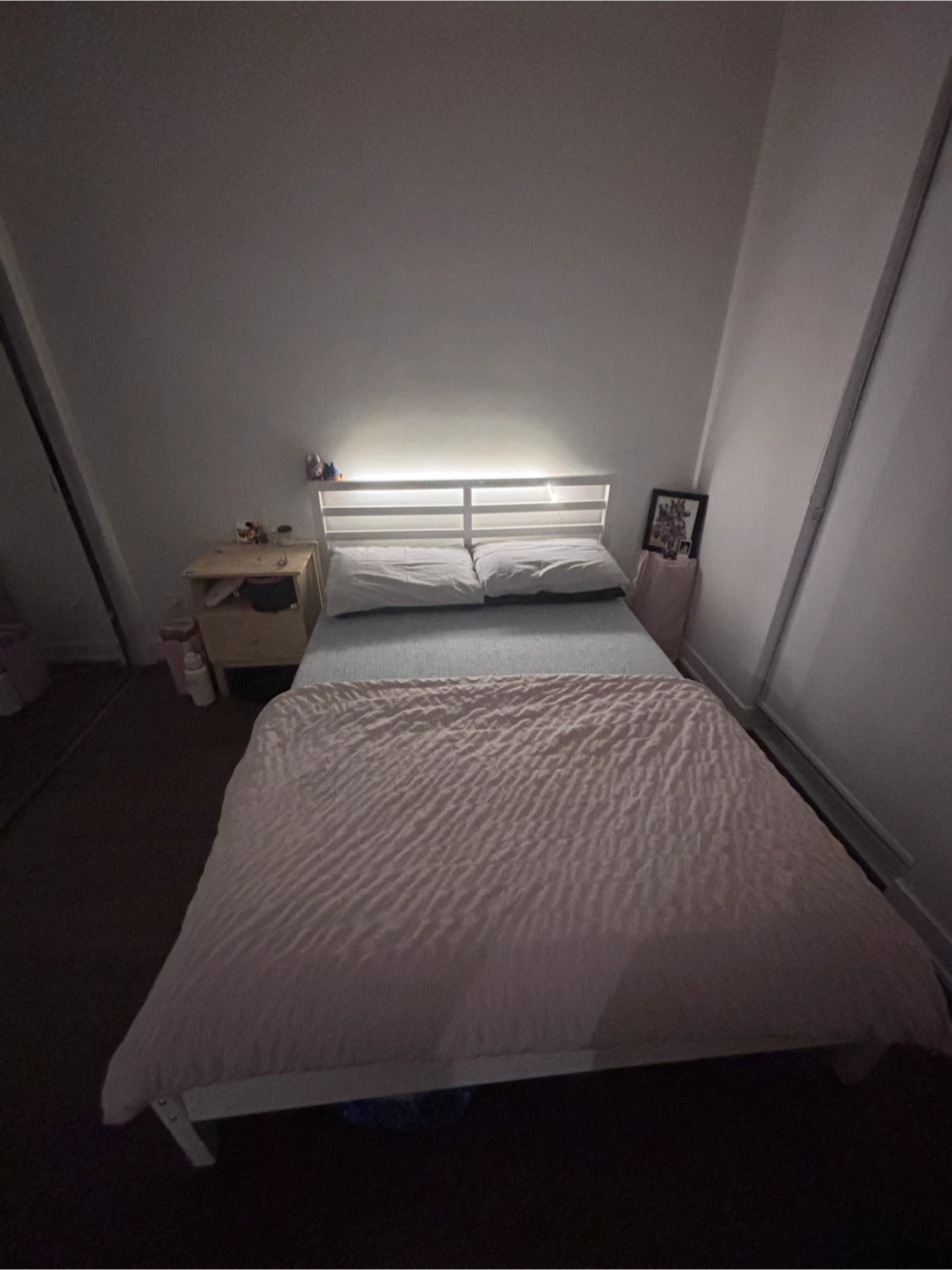 IKEA Bed Frame + Orthopaedic Mattress + Nightstand — $300 - photo 2