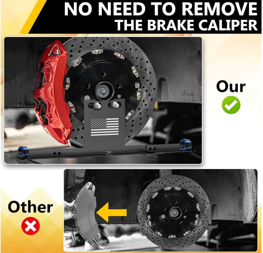 Wheel Alignment Tool Kit without Removing Calipers - photo 5