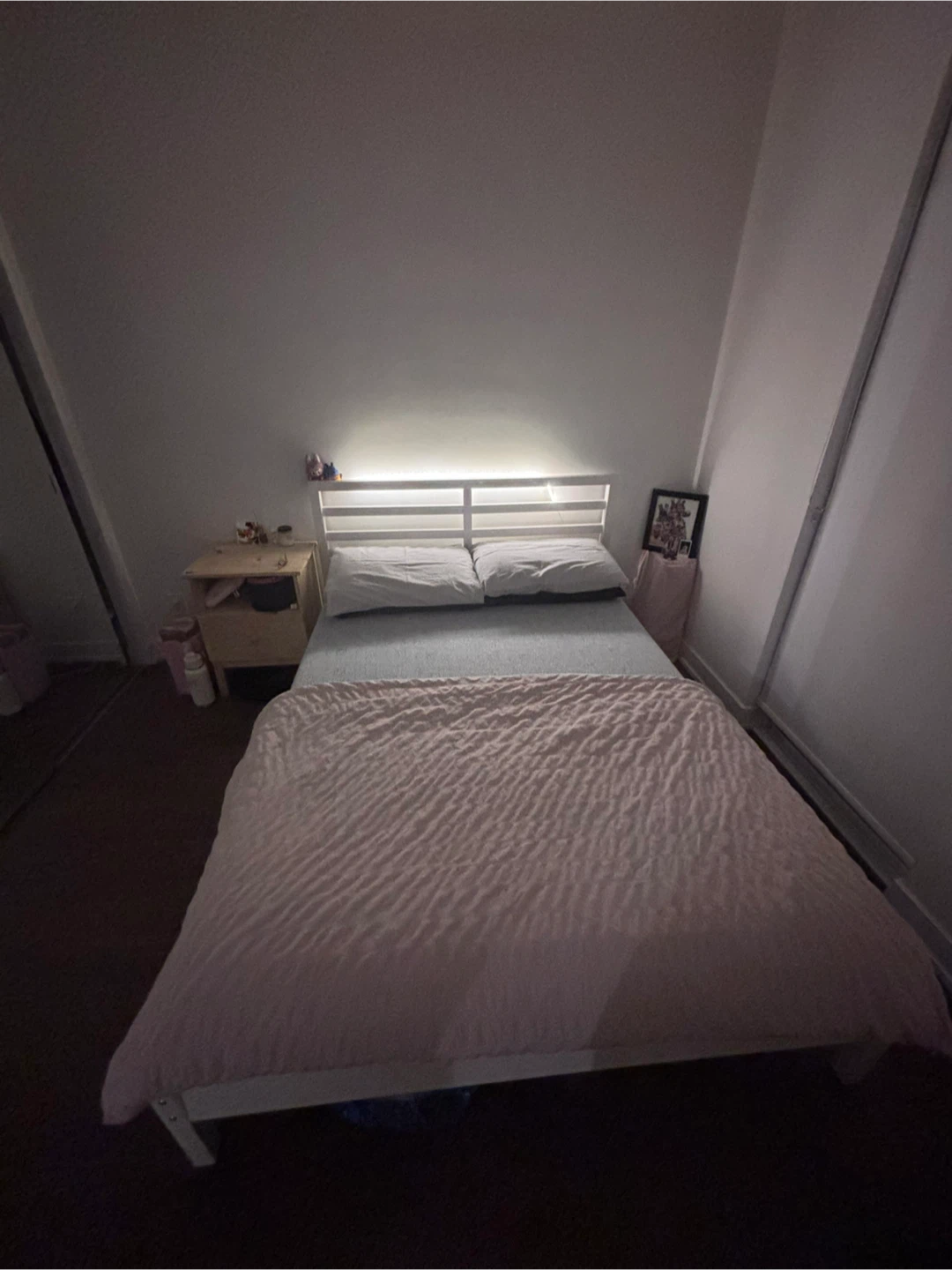 IKEA Bed, side table & Mattress. - photo 3