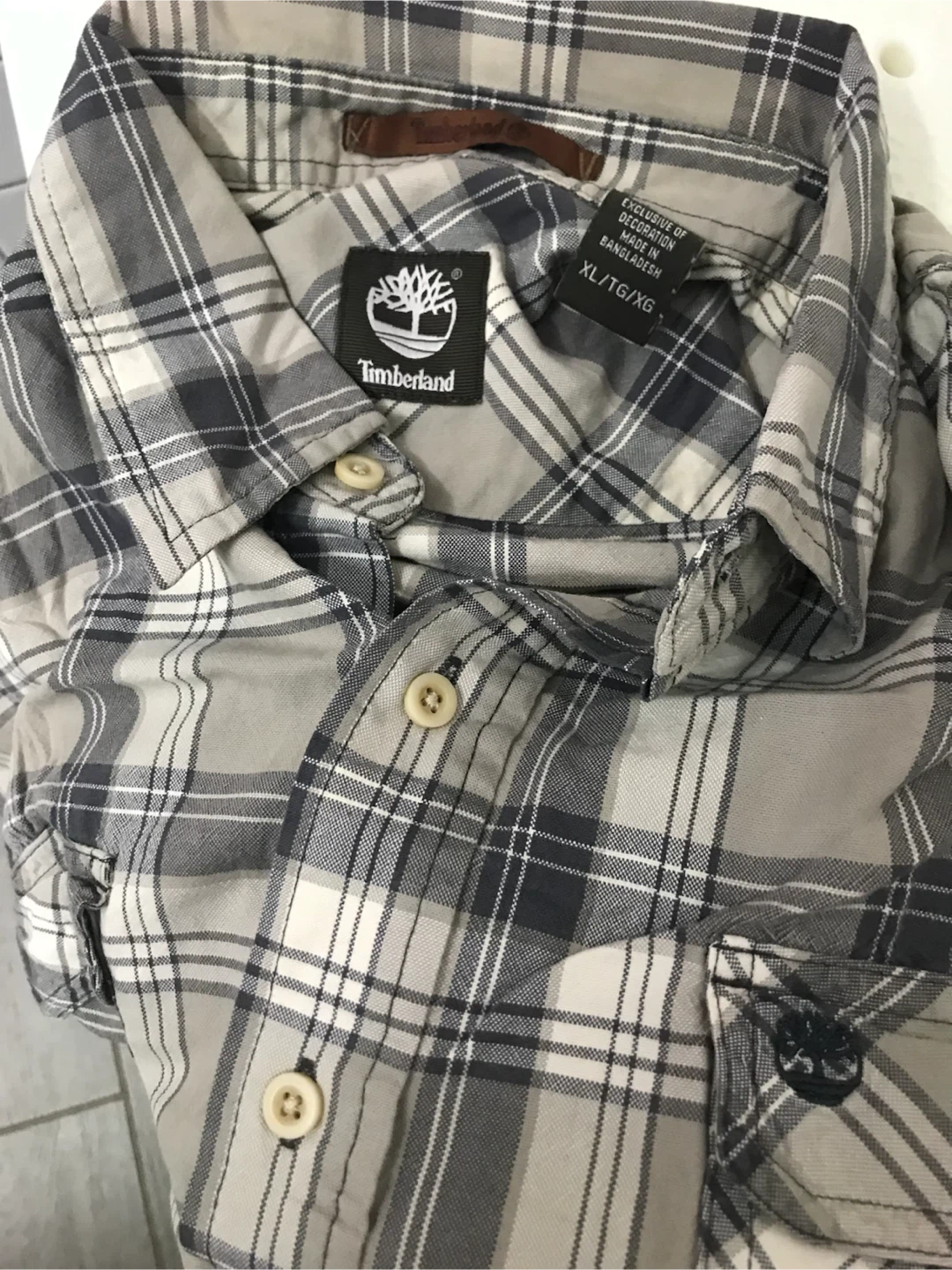 Timberland Long Sleeve Plaid Button Down Shirt - XL - photo 4