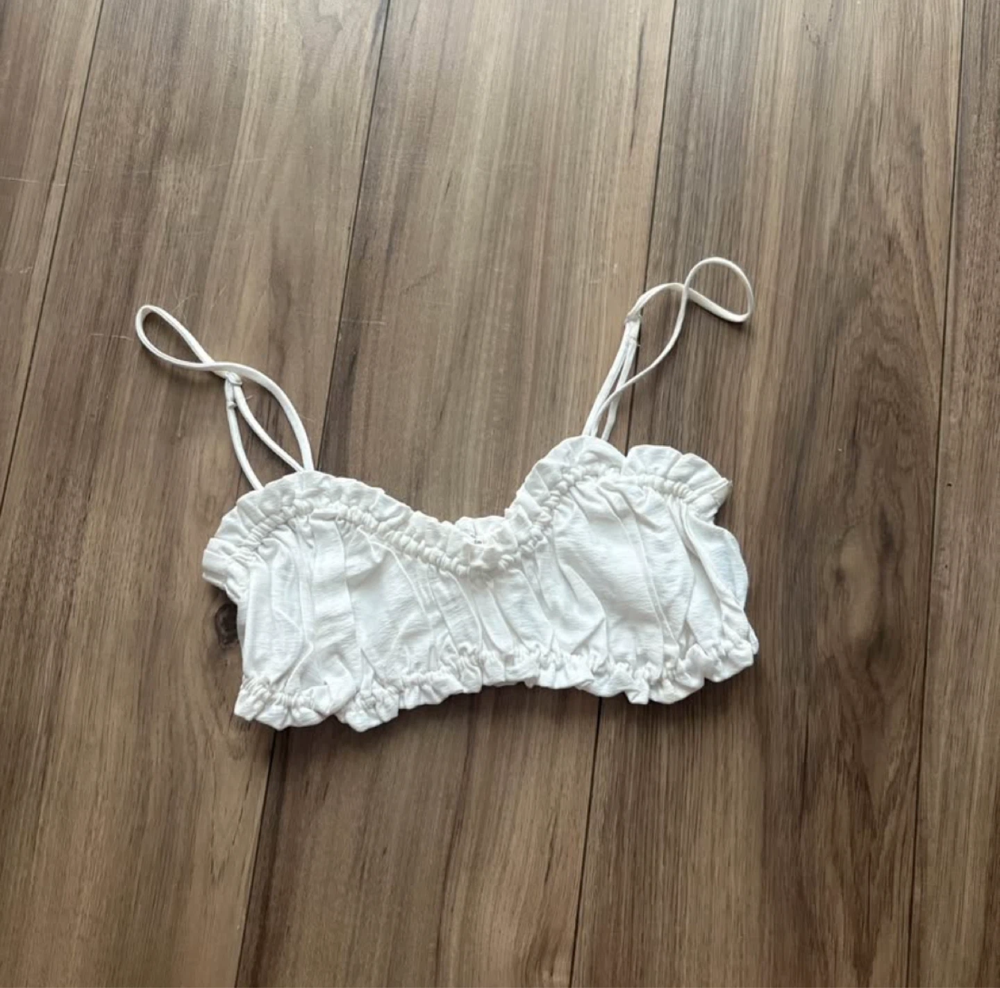 White Zara Crop Top
