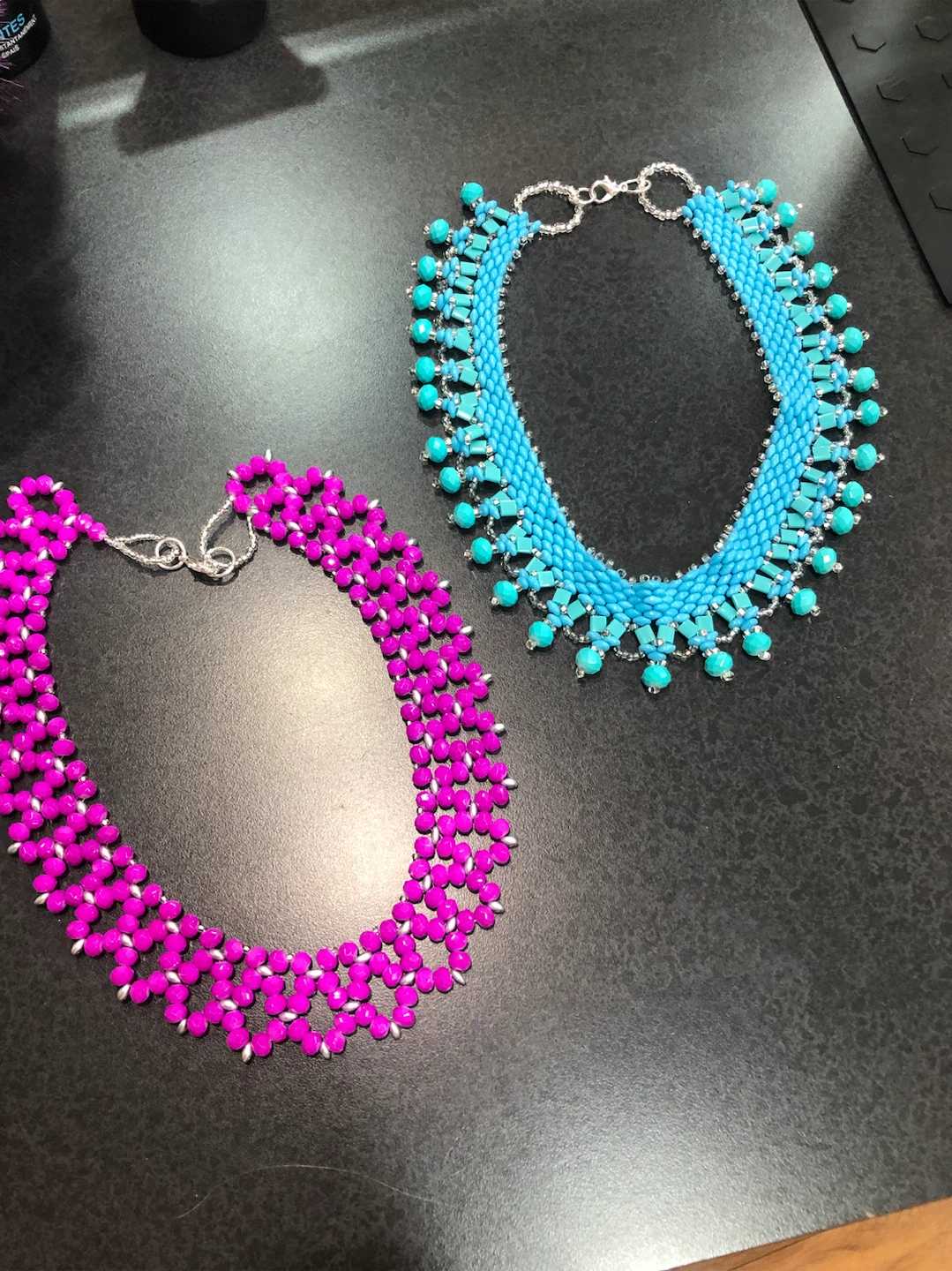 Set of 4 handcrafted beaded necklaces, $20 for each - photo 4
