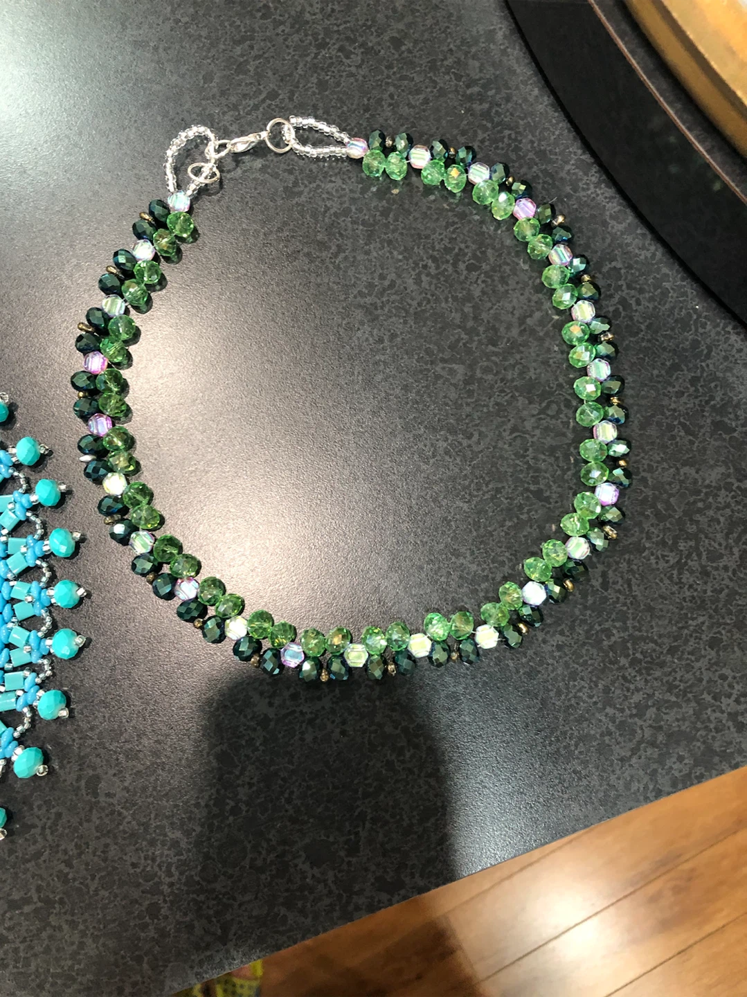Set of 4 handcrafted beaded necklaces, $20 for each - photo 5
