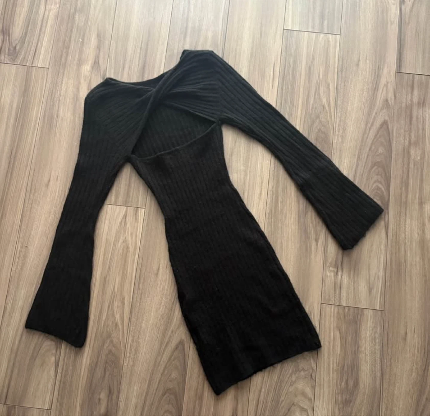 H&M Black long sleeve dress - photo 2
