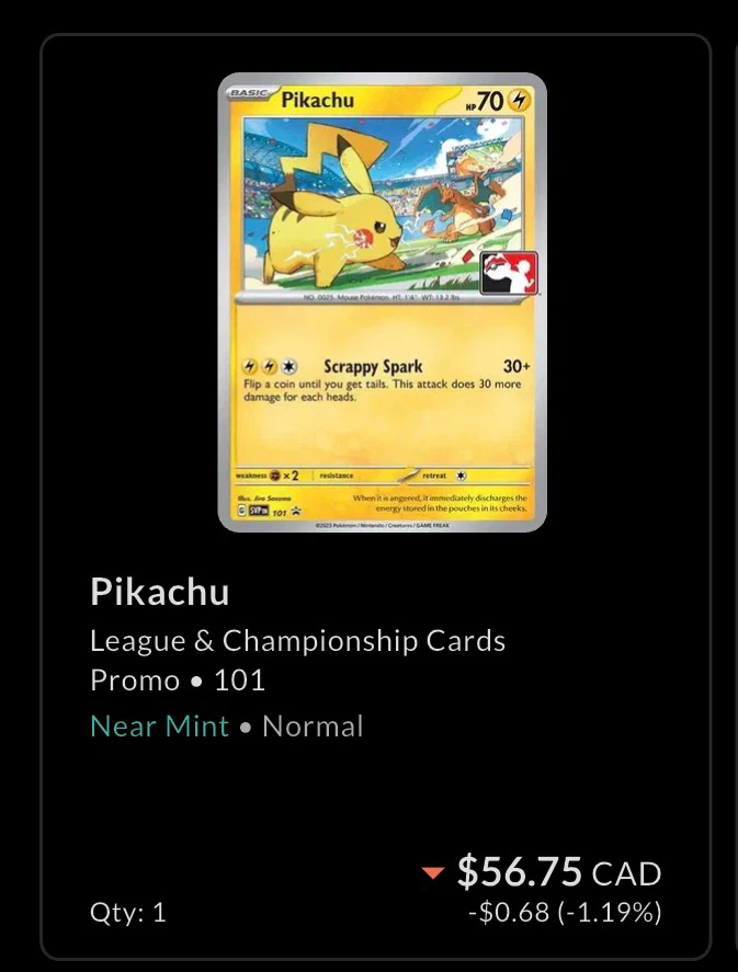 PIKACHU PROMO SVP 101 (SEALED) - photo 3