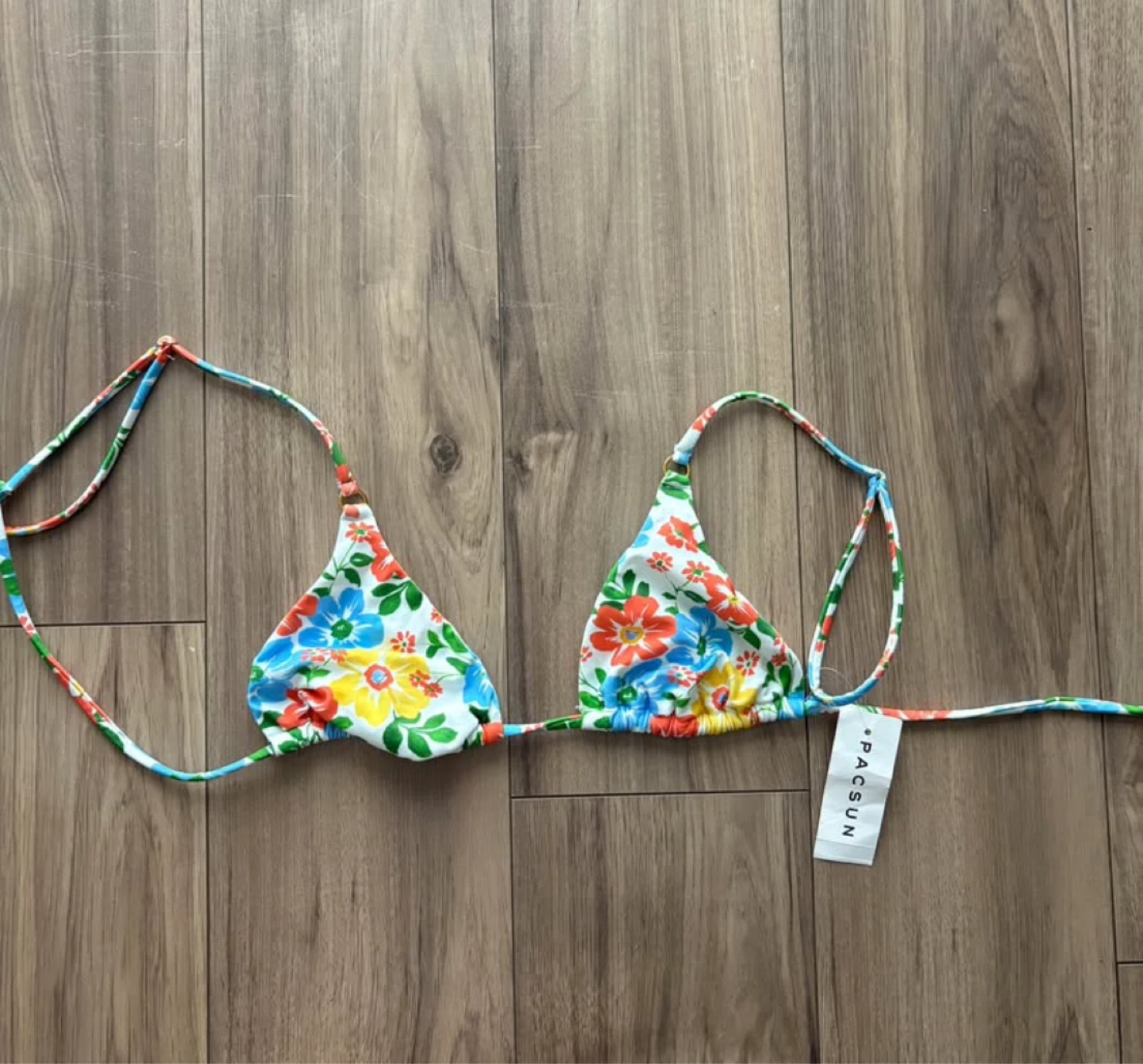 Brand New PacSun Floral Bikini Top