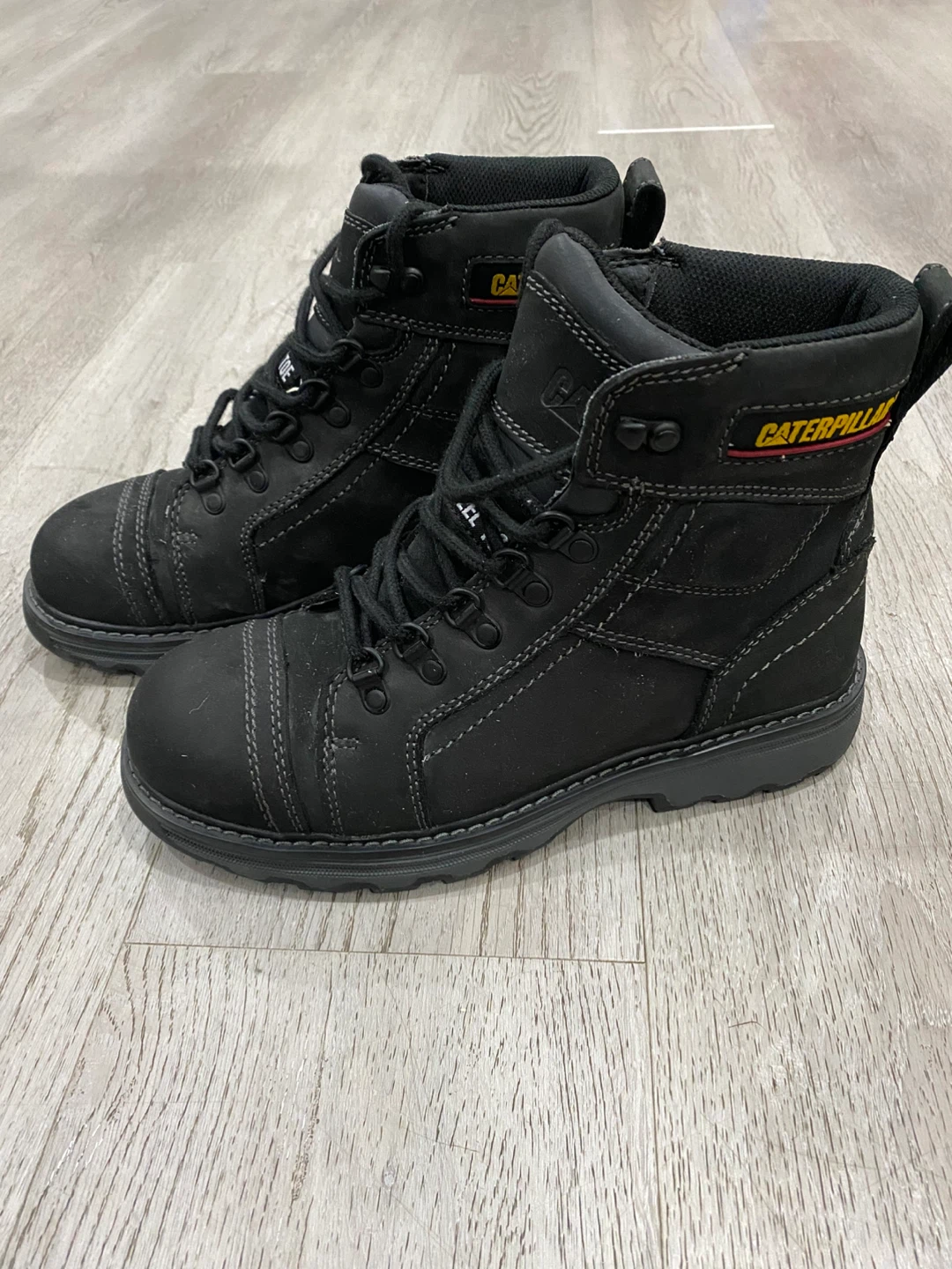 New Caterpillar Steel Toe Work Boots Sz 7.5 - photo 2