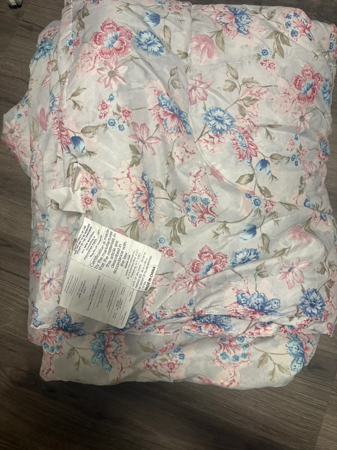 Floral Print Polyester Comforter