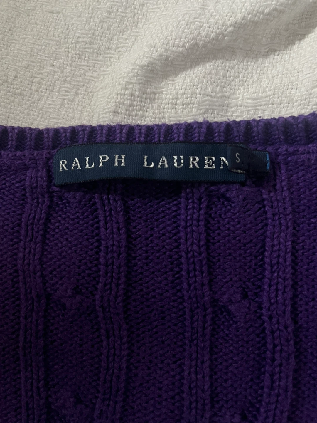 Purple Ralph Lauren V-neck - photo 2
