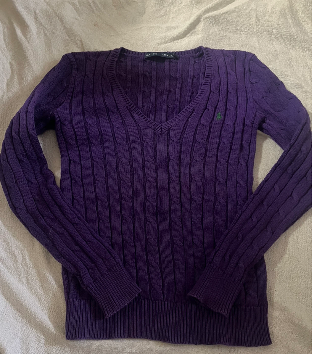 Purple Ralph Lauren V-neck