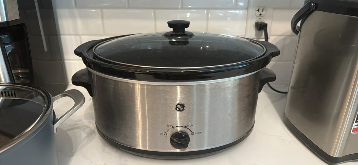 GE Stainless Steel Slow Cooker Larger