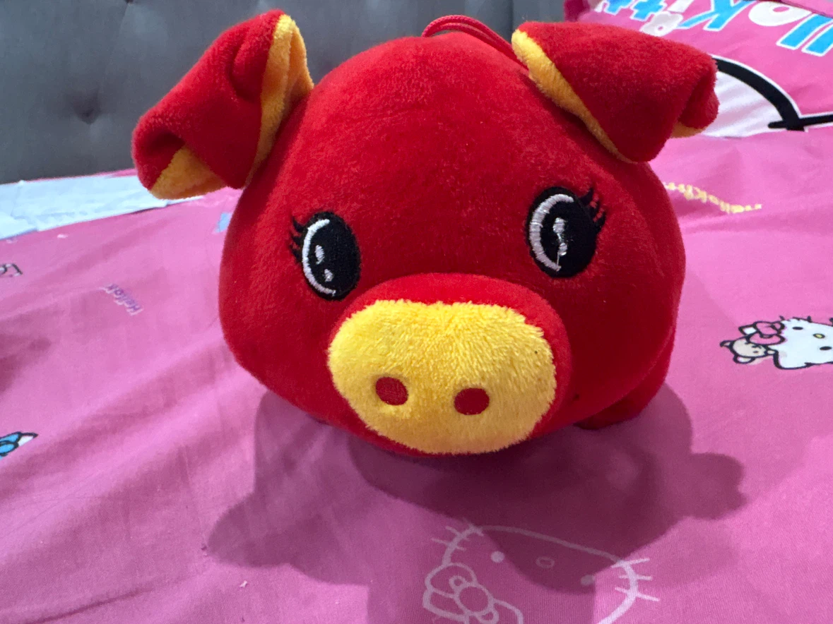 Red Lunar New Year Pig Plush Toy