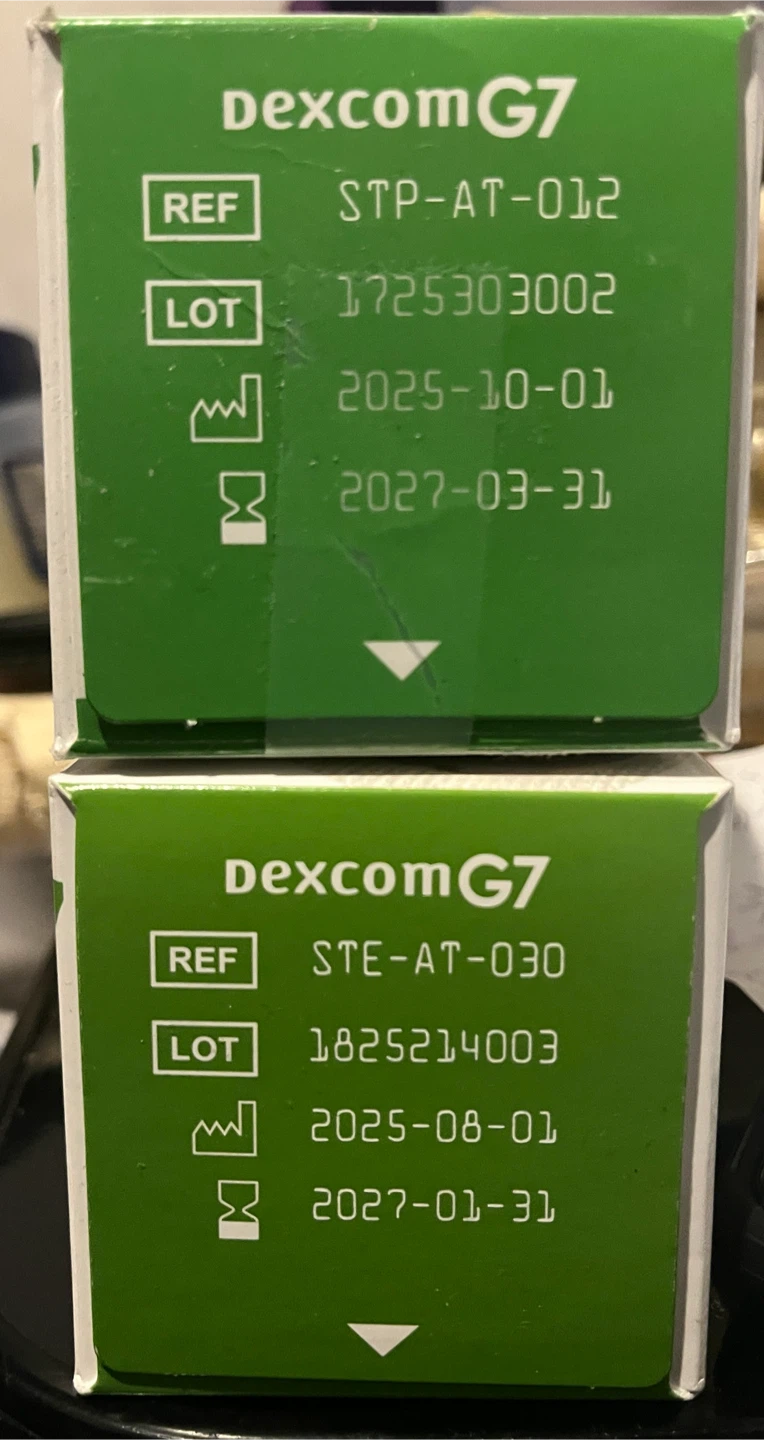 Two Dexcom G7 glucose monitor patches - photo 3