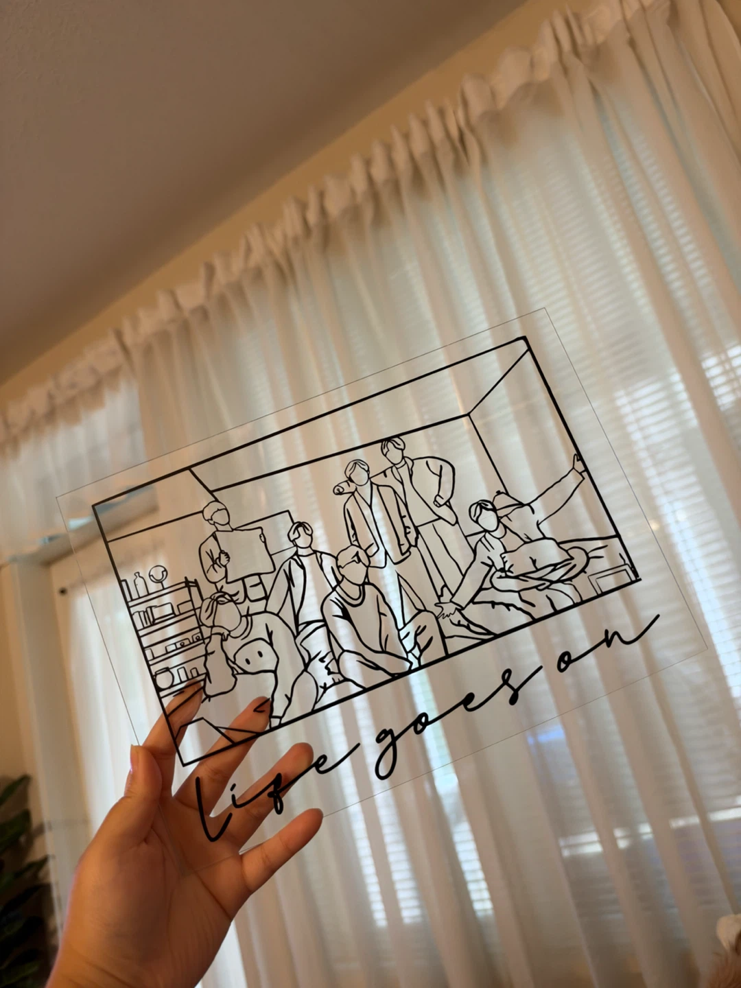 BTS Life Goes On Acrylic Sign