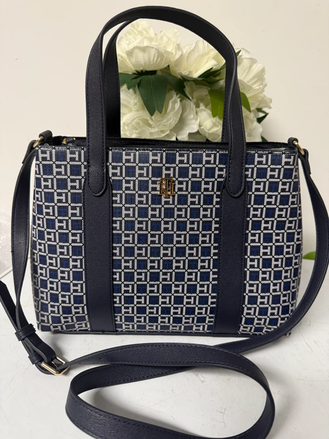 Tommy Hilfiger Monogram Tote Bag