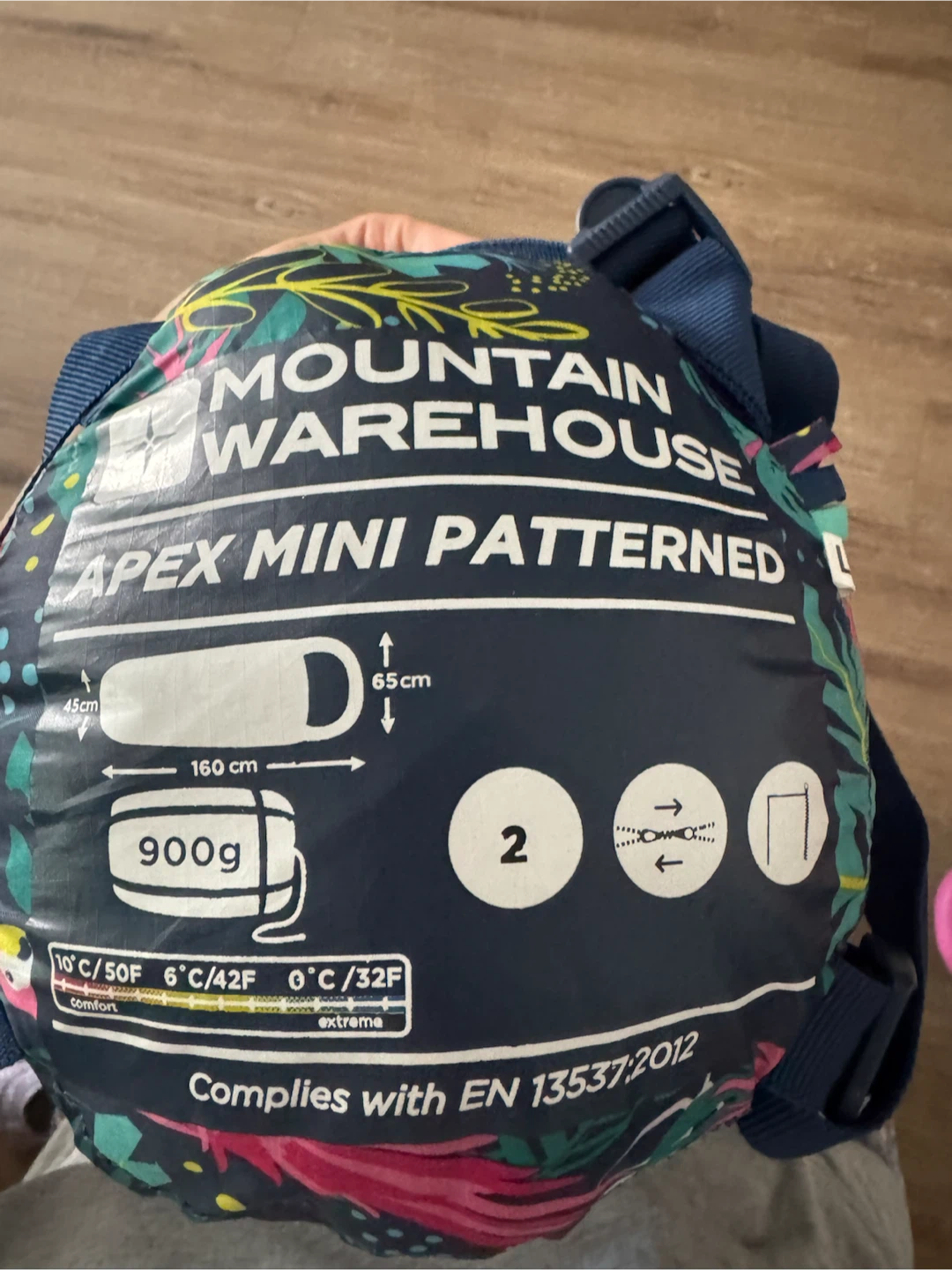 Mountain Warehouse Apex Mini Patterned Sleeping Bag - photo 2
