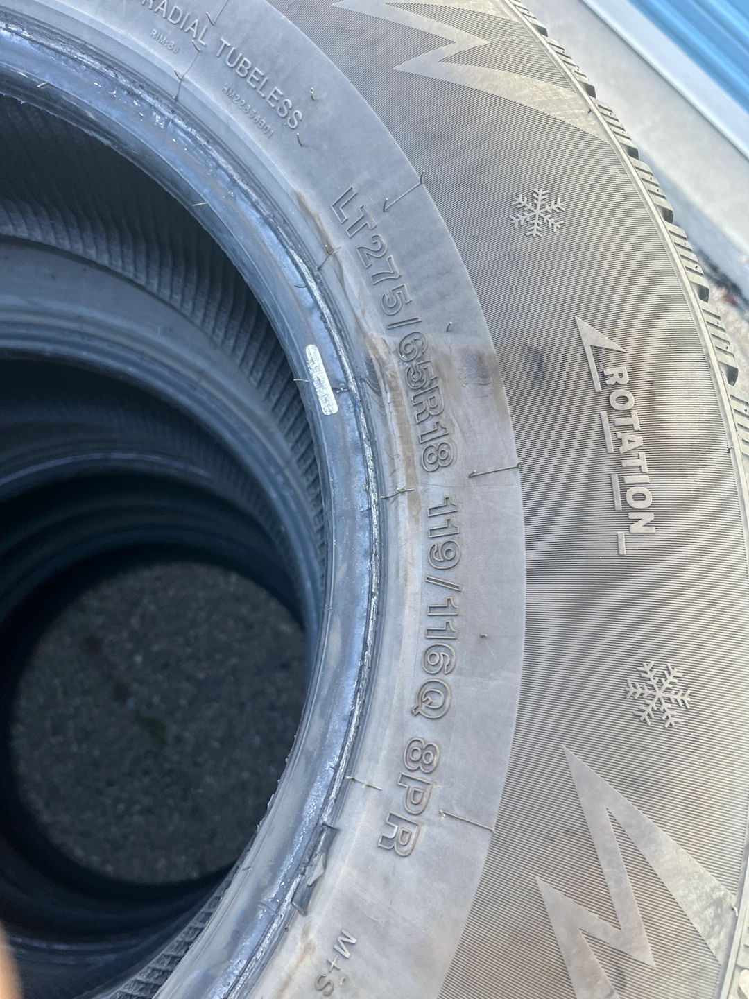 LT275/65R18 ZMAX WinterNova Stud III Tires - photo 4