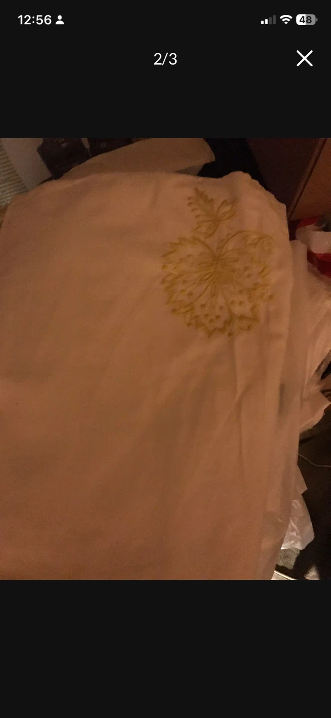 Vintage Embroidered Bed duvet cover