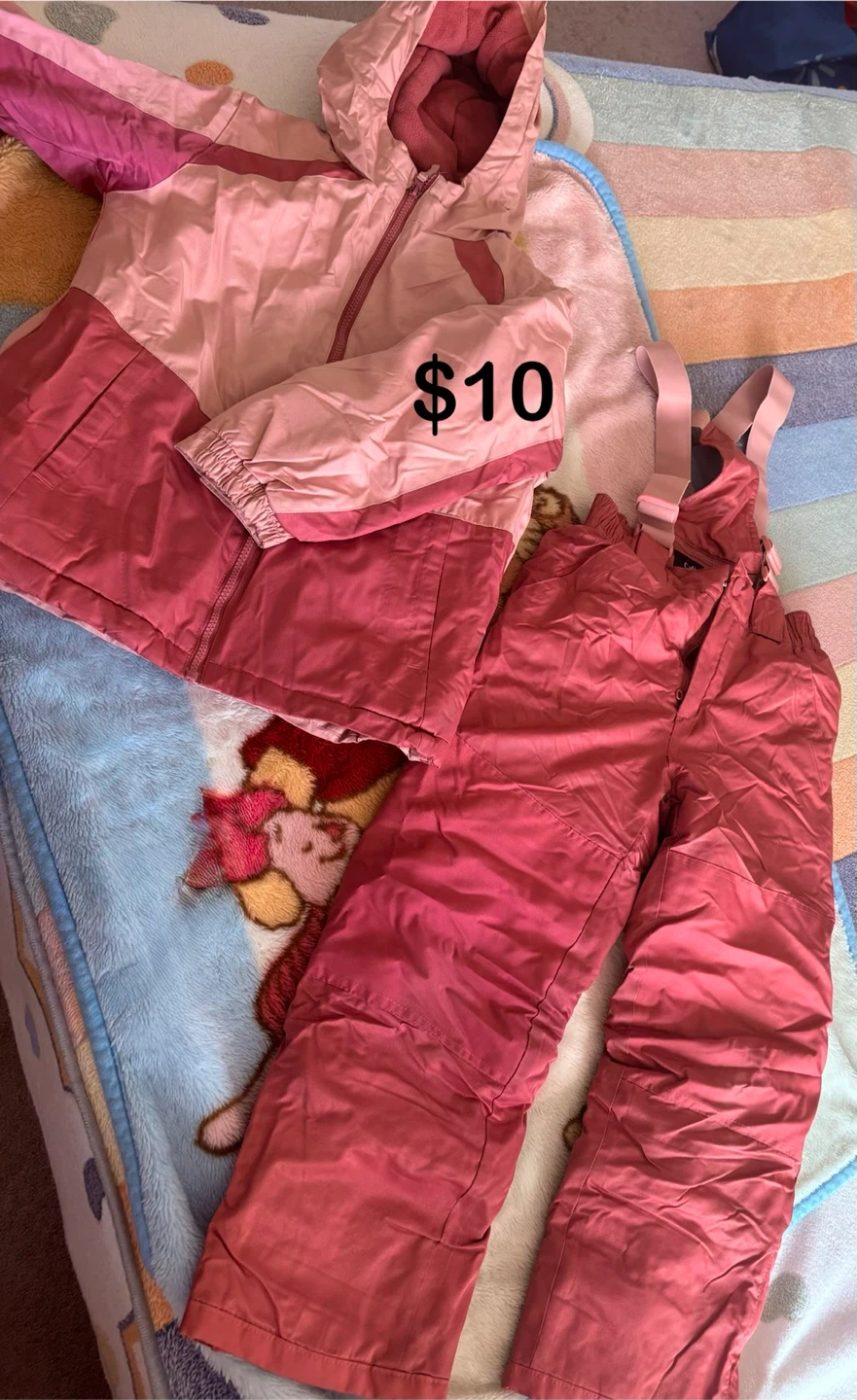 George Kids Pink Snow Suit
