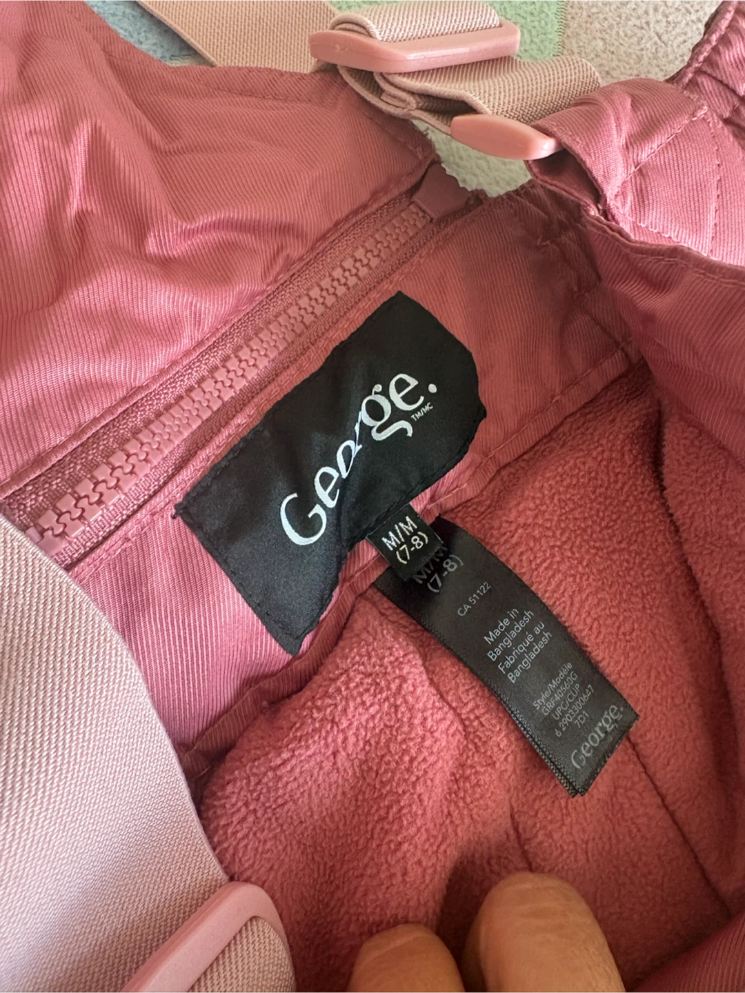 George Kids Pink Snow Suit - photo 2