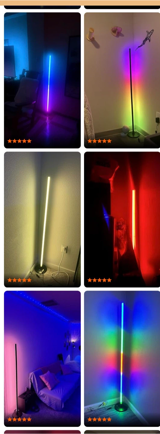 LED RGB Corner Floor Lamp - photo 3