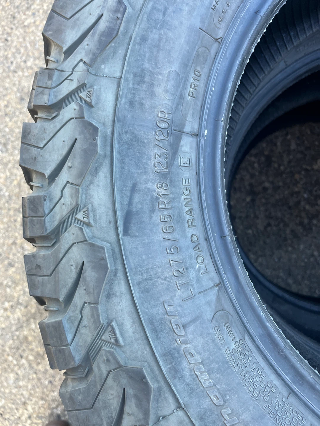 LT275/65R18 BFGoodrich All-Terrain T/A KO2 - photo 4
