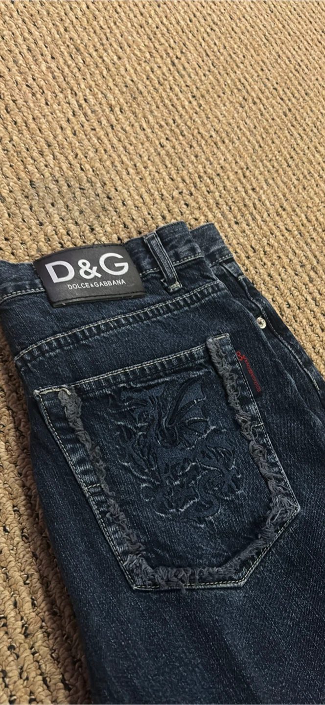 D&G Dolce & Gabbana Dark Wash Jeans