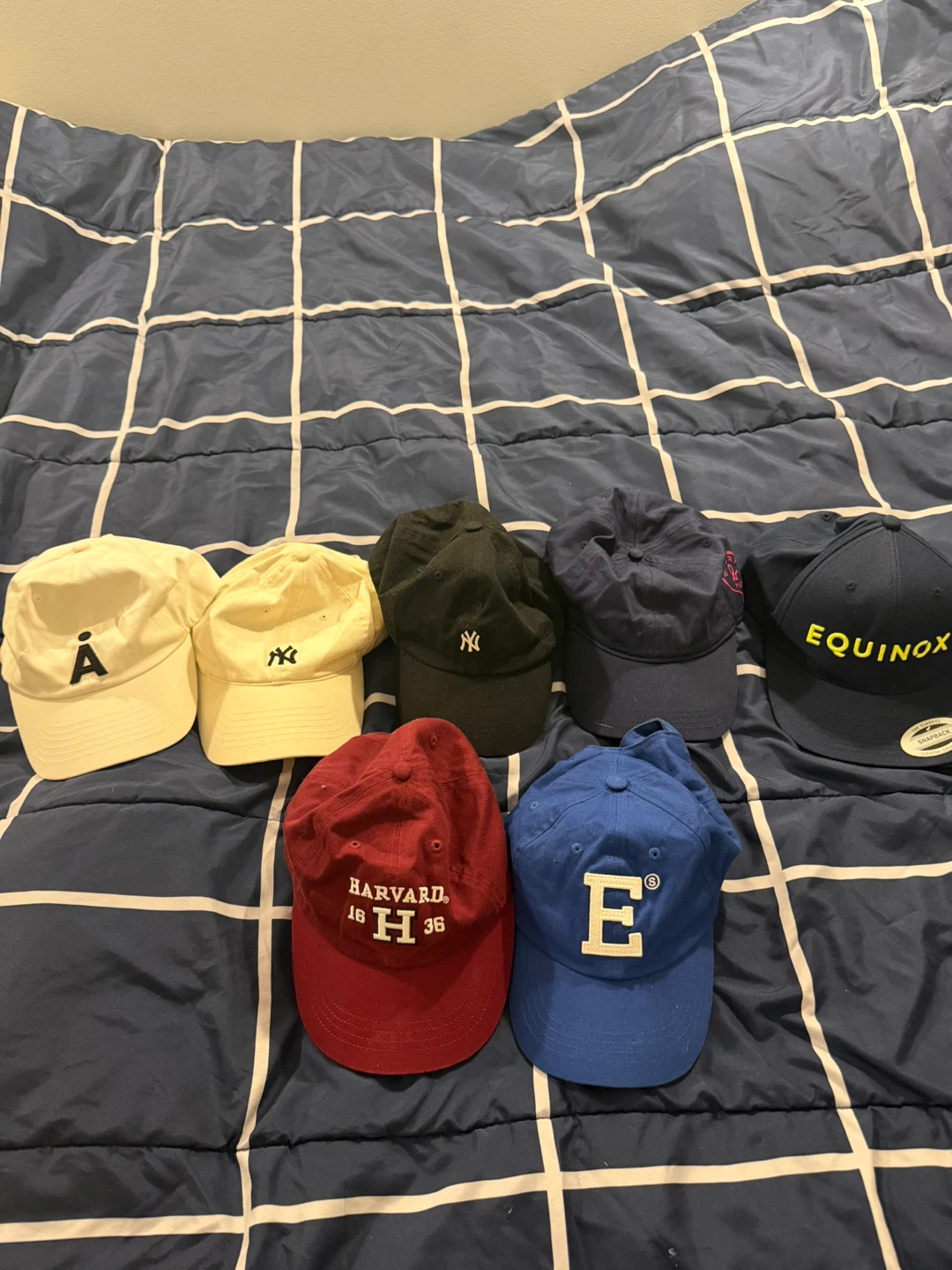 Collection of 7 Assorted Baseball Caps