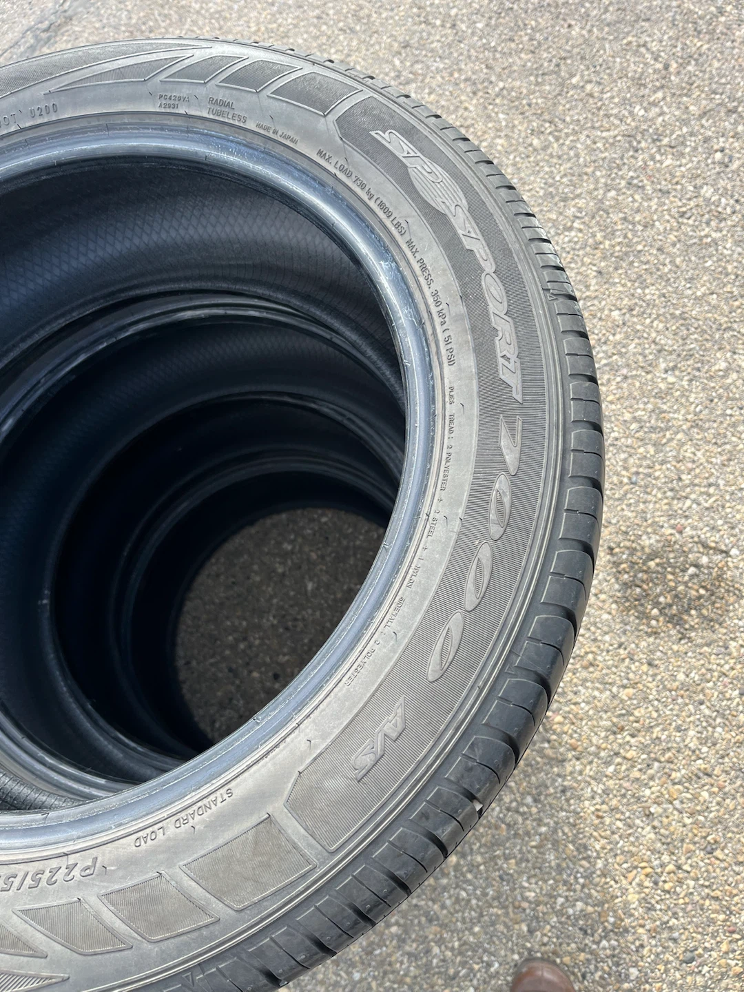 225/55R18 Dunlop SP Sport 7000 Tires - photo 2