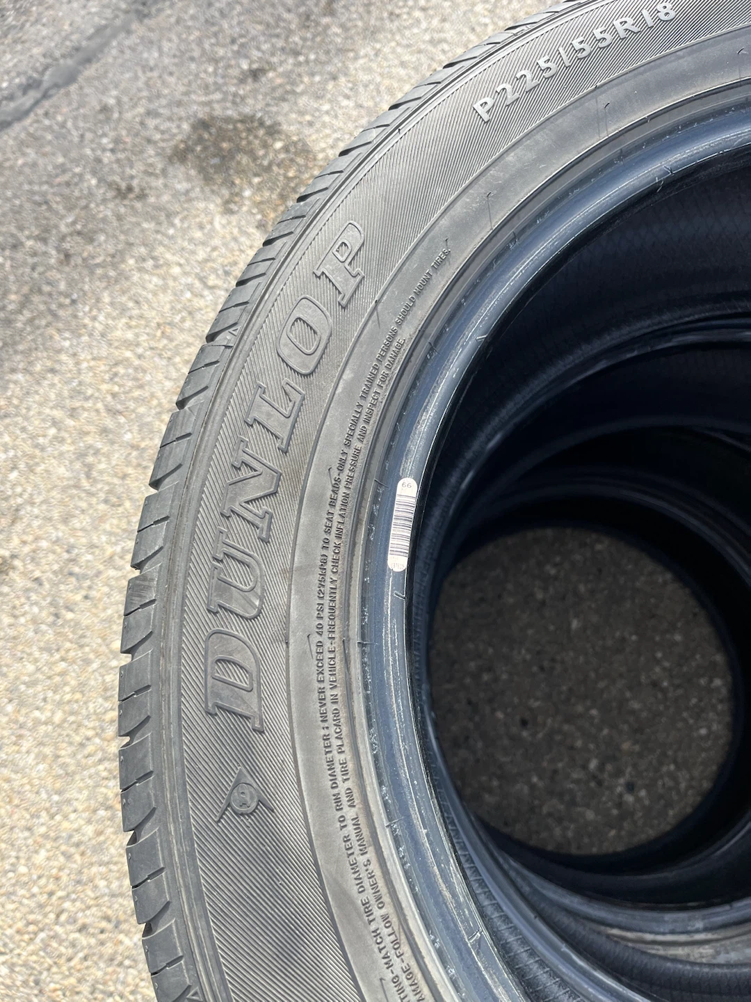 225/55R18 Dunlop SP Sport 7000 Tires - photo 5