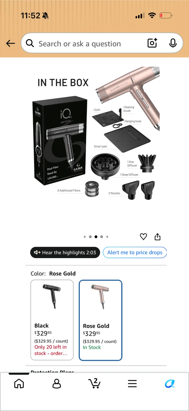 GAMA Professional iQ2 Perfetto Hair Dryer - photo 3