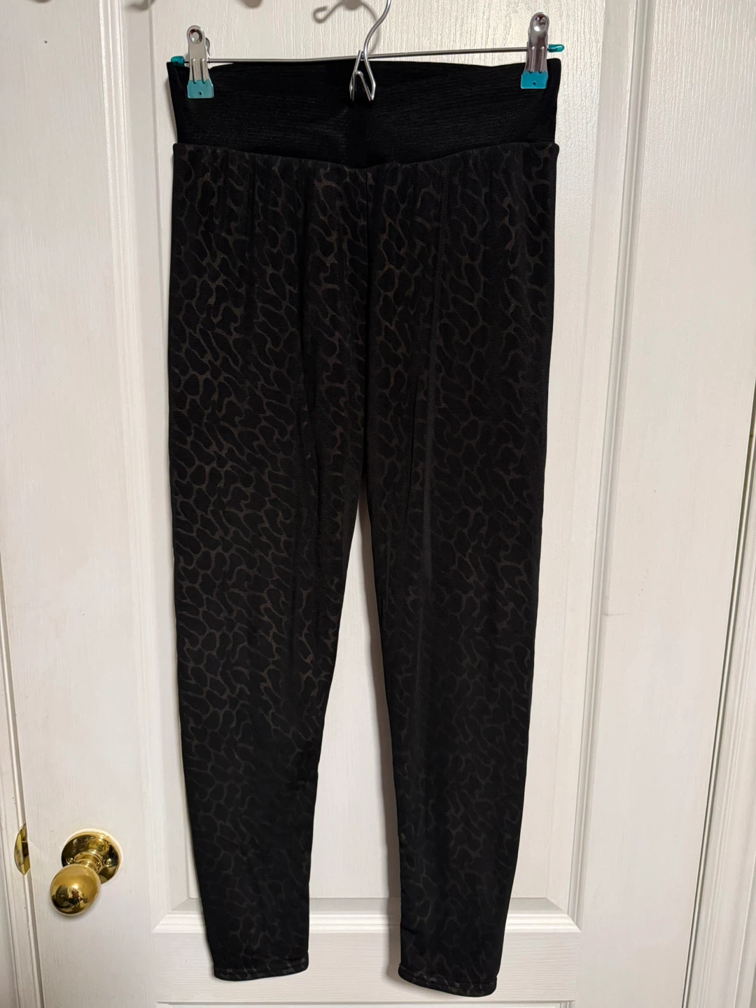 Fleece-Lined Animal Print Leggings
