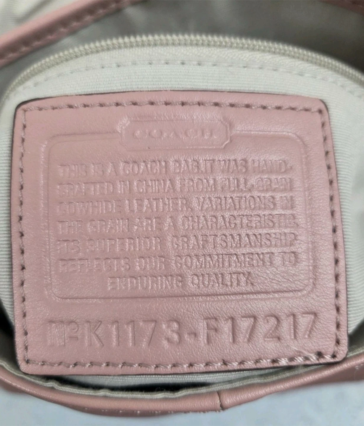 Pink Coach Leather Soho Handbag - photo 3
