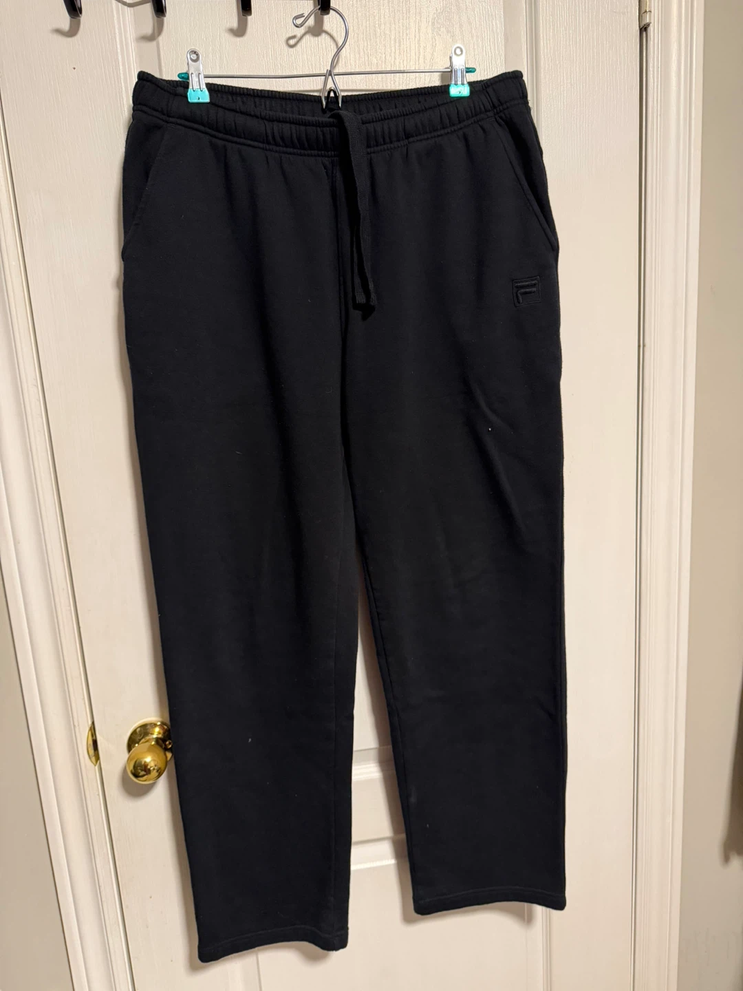Fila Men's Black Sweatpants - XL