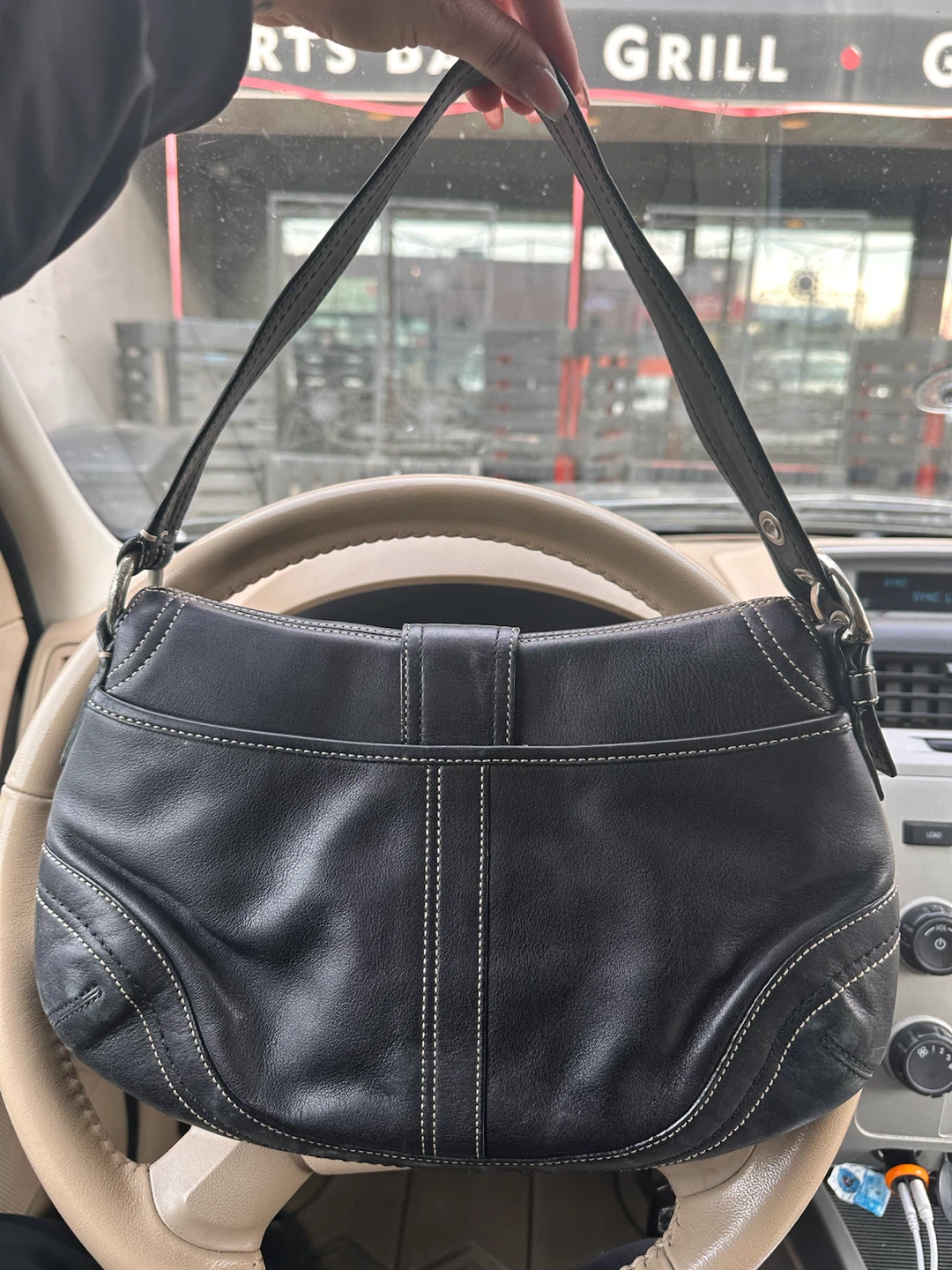 rare vintage coach black soho - photo 2