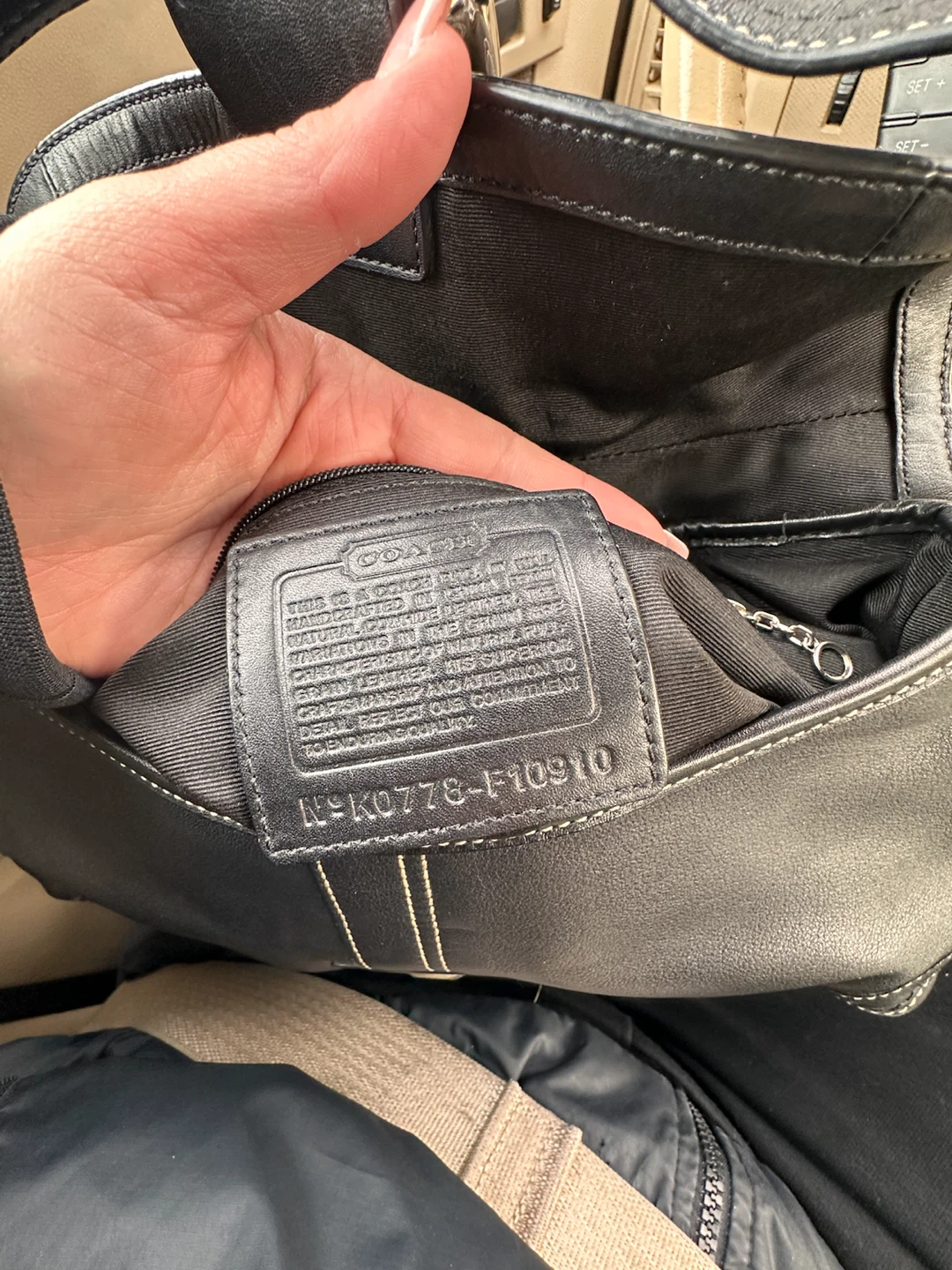 rare vintage coach black soho - photo 3