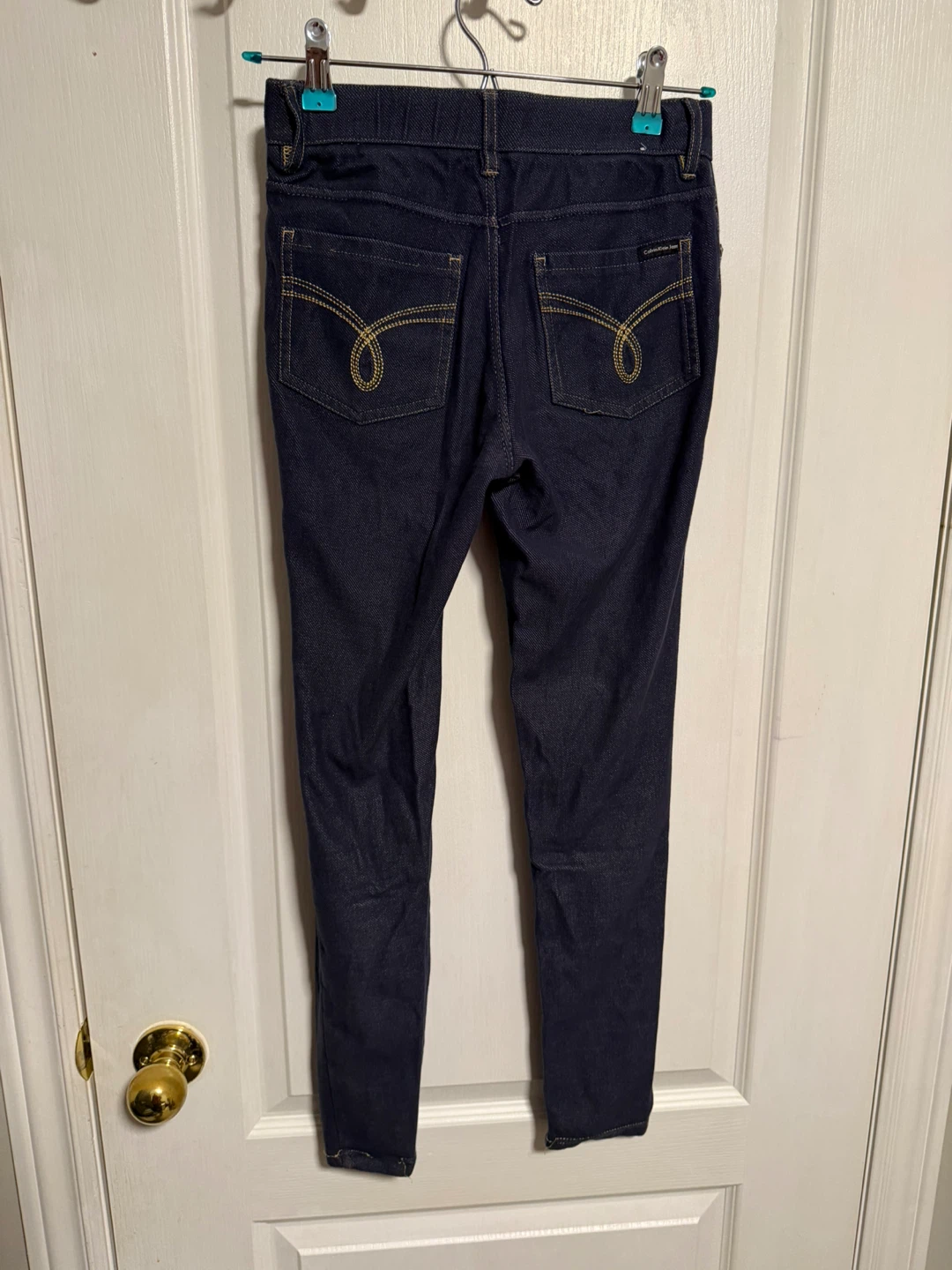 Calvin Klein Dark Wash Denim Jeans - photo 2