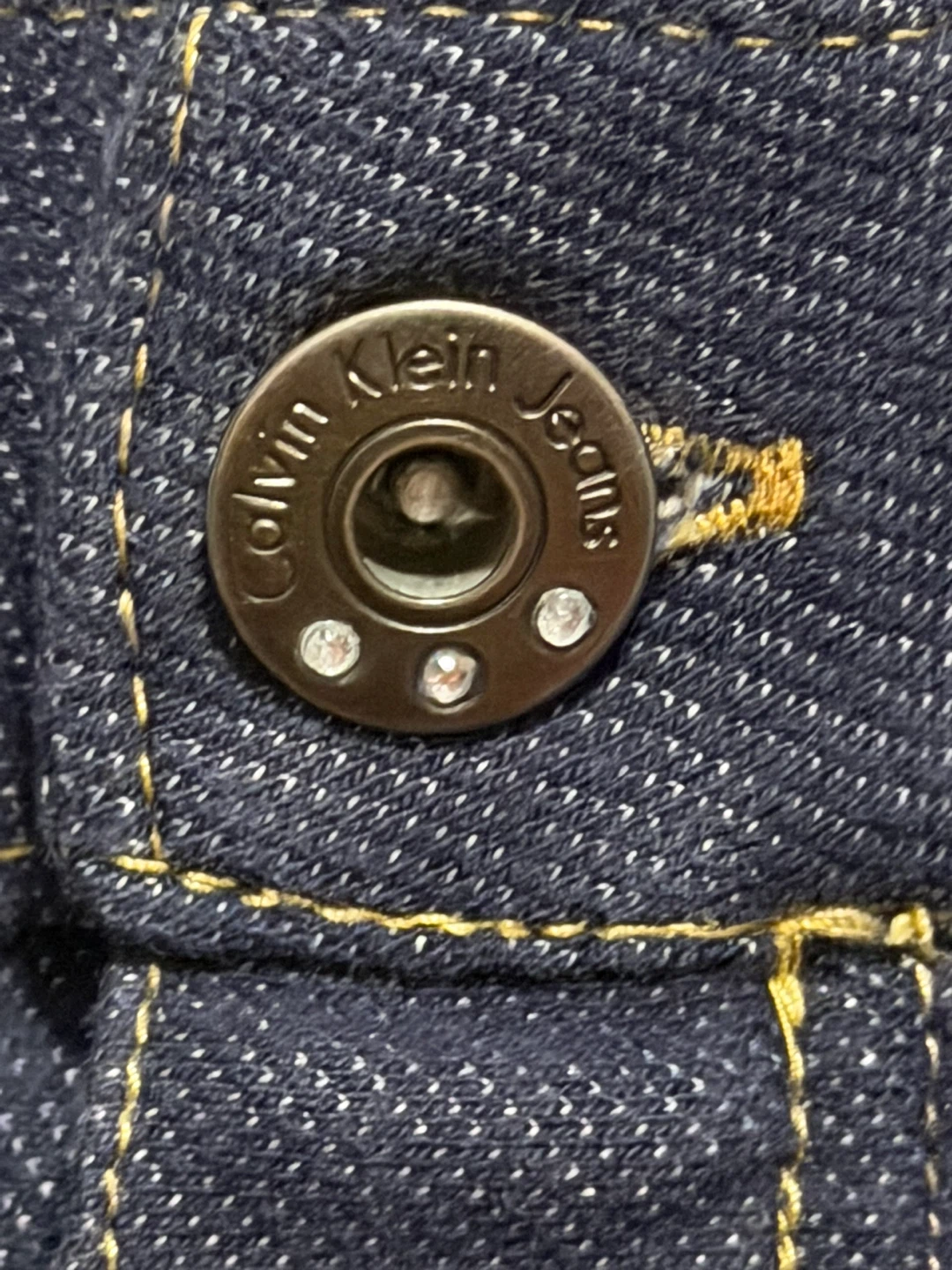 Calvin Klein Dark Wash Denim Jeans - photo 4