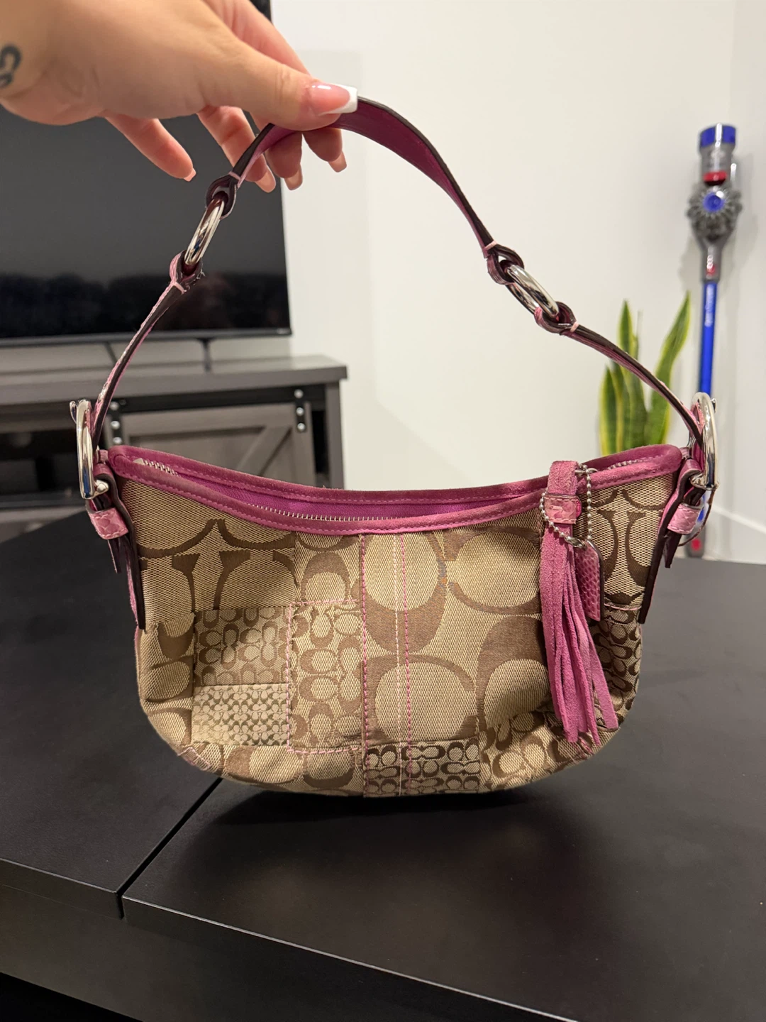 Coach Signature Patchwork Small Bag