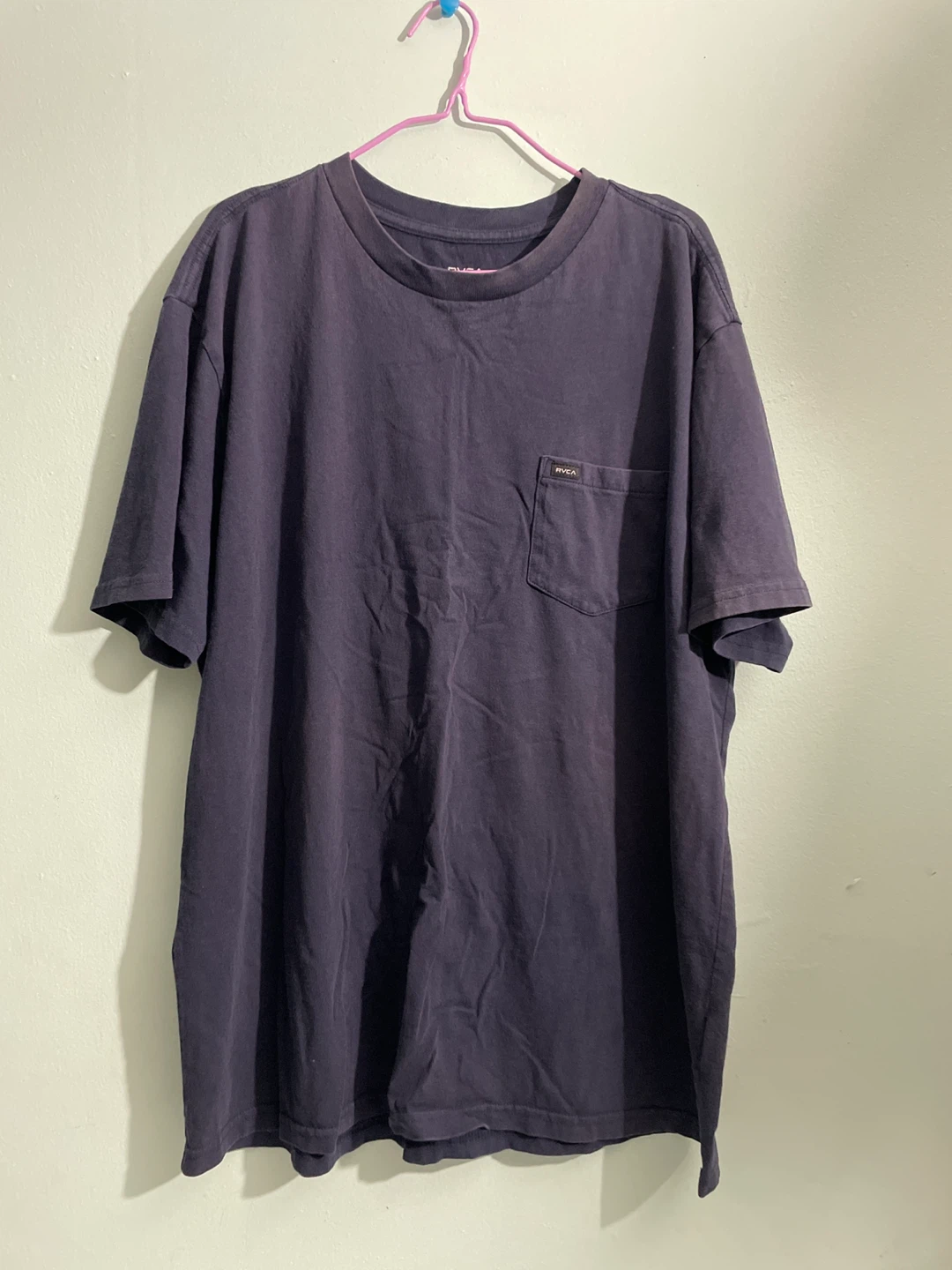 RVCA  navy blue Short Sleeve Pocket T-Shirt - photo 2