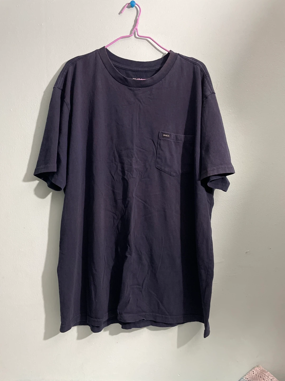 RVCA  navy blue Short Sleeve Pocket T-Shirt - photo 3