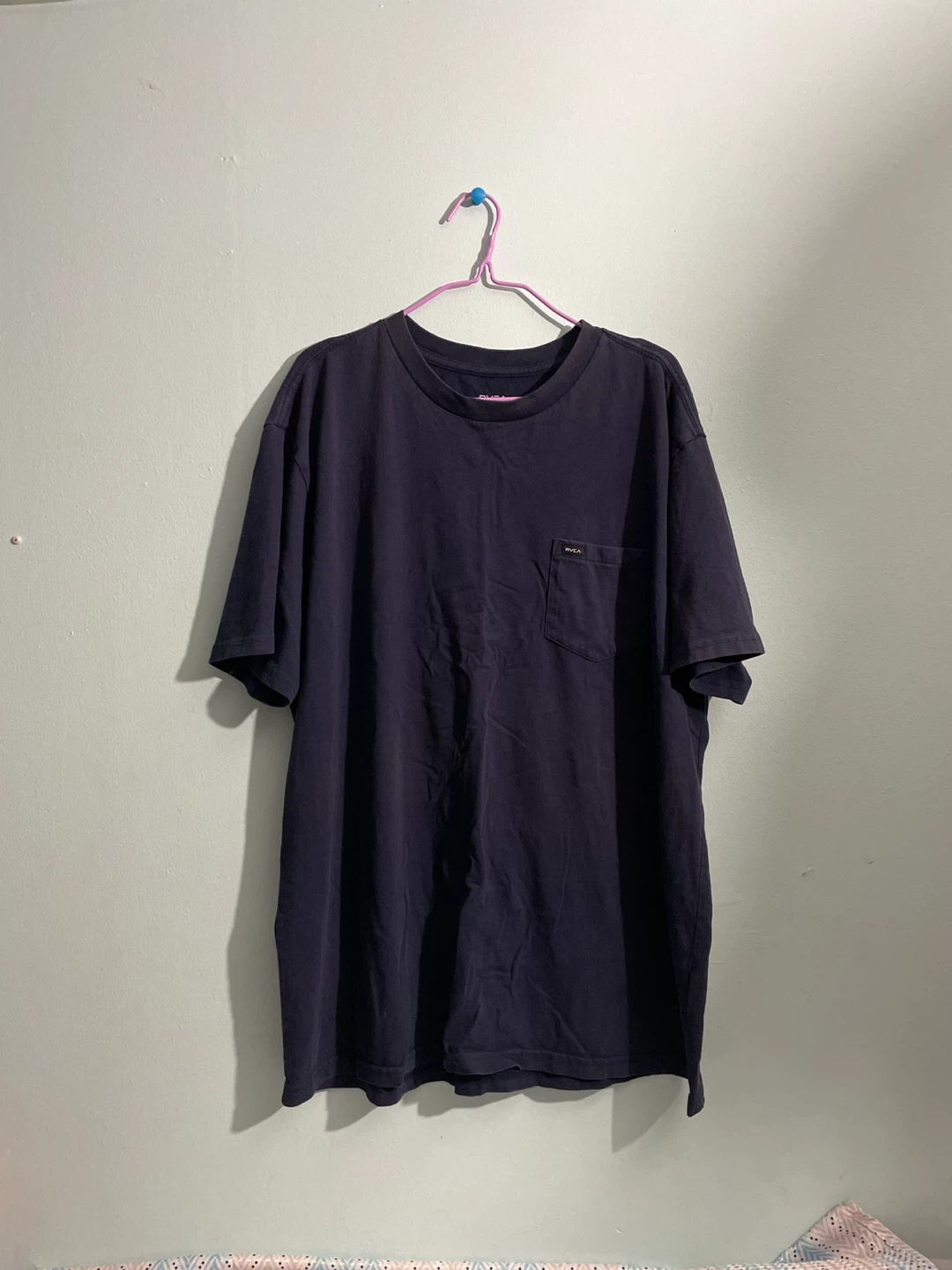 RVCA  navy blue Short Sleeve Pocket T-Shirt - photo 5