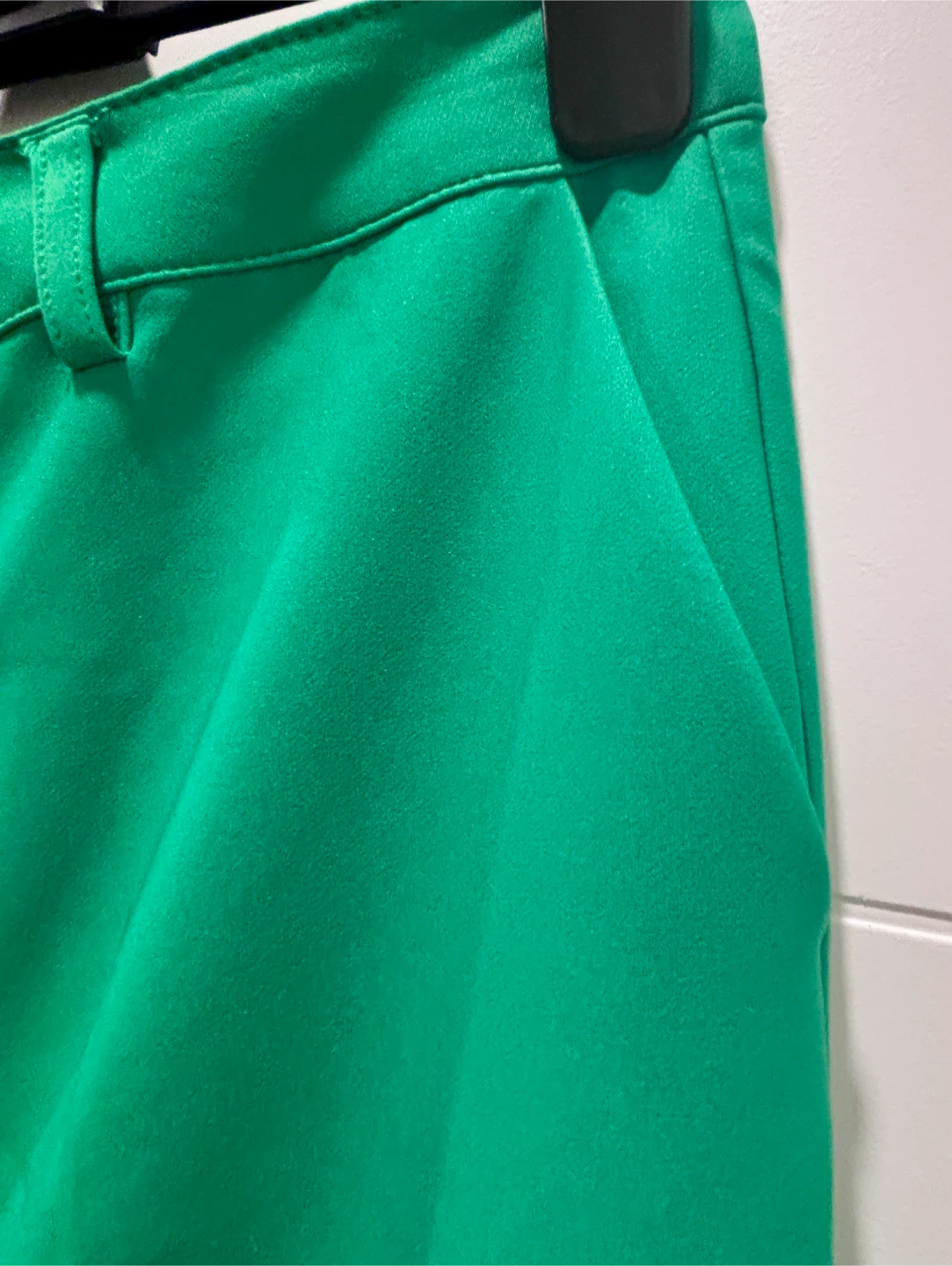 Love Tree Green High-Waist Wide Leg Pants — Medium - photo 5