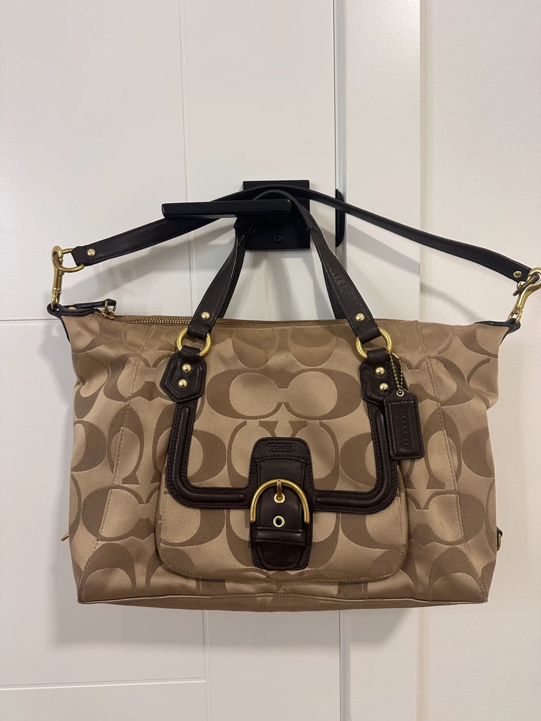 Coach Signature Canvas Tote Bag