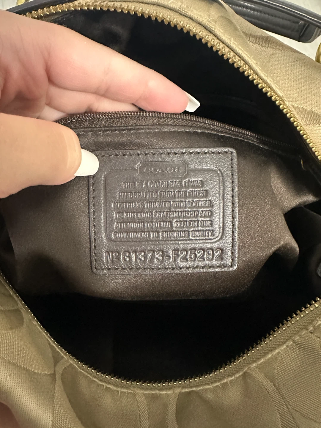Coach Signature Canvas Tote Bag - photo 5