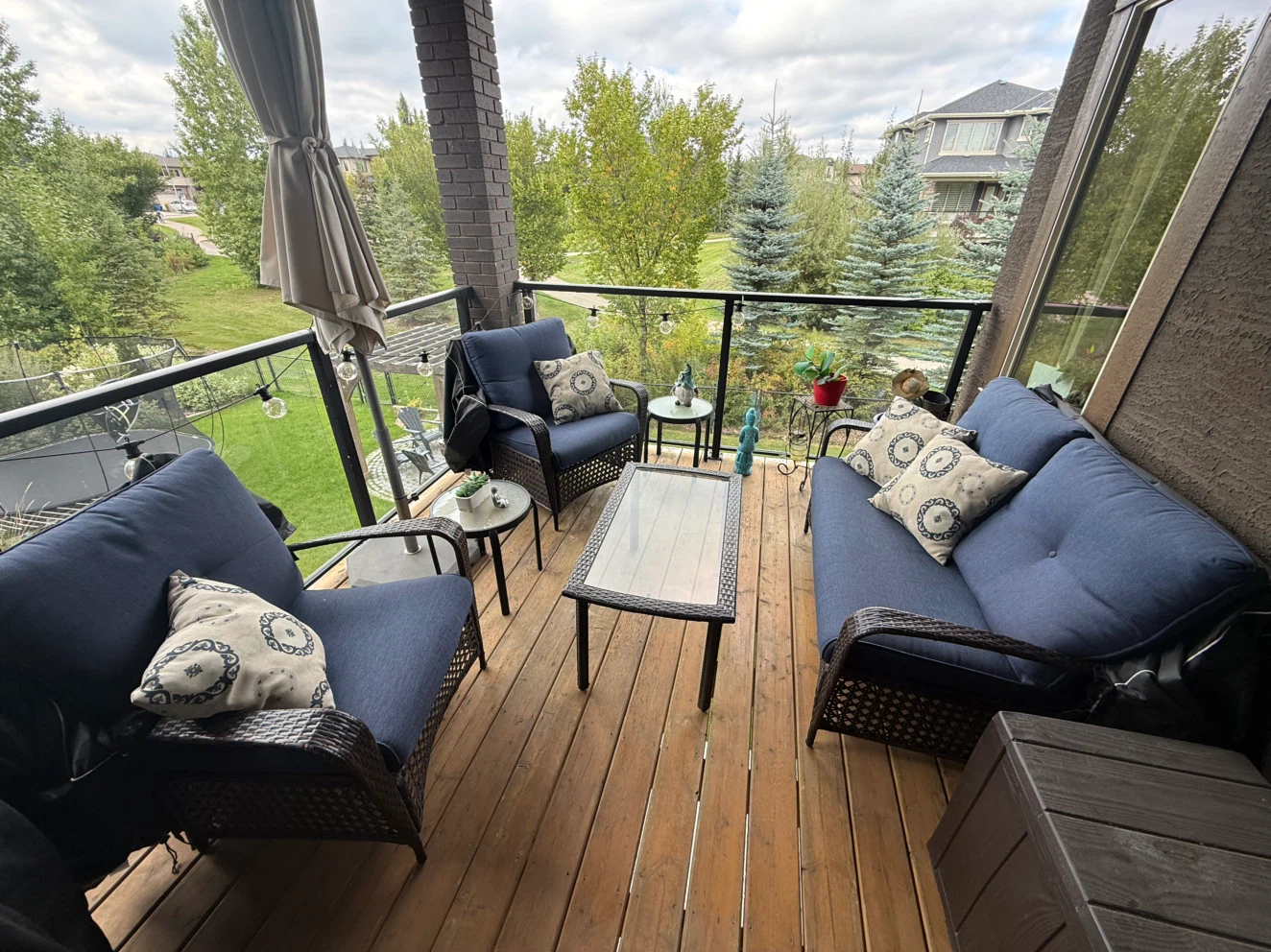 Wicker Patio Furniture Set with Storage Box - photo 3