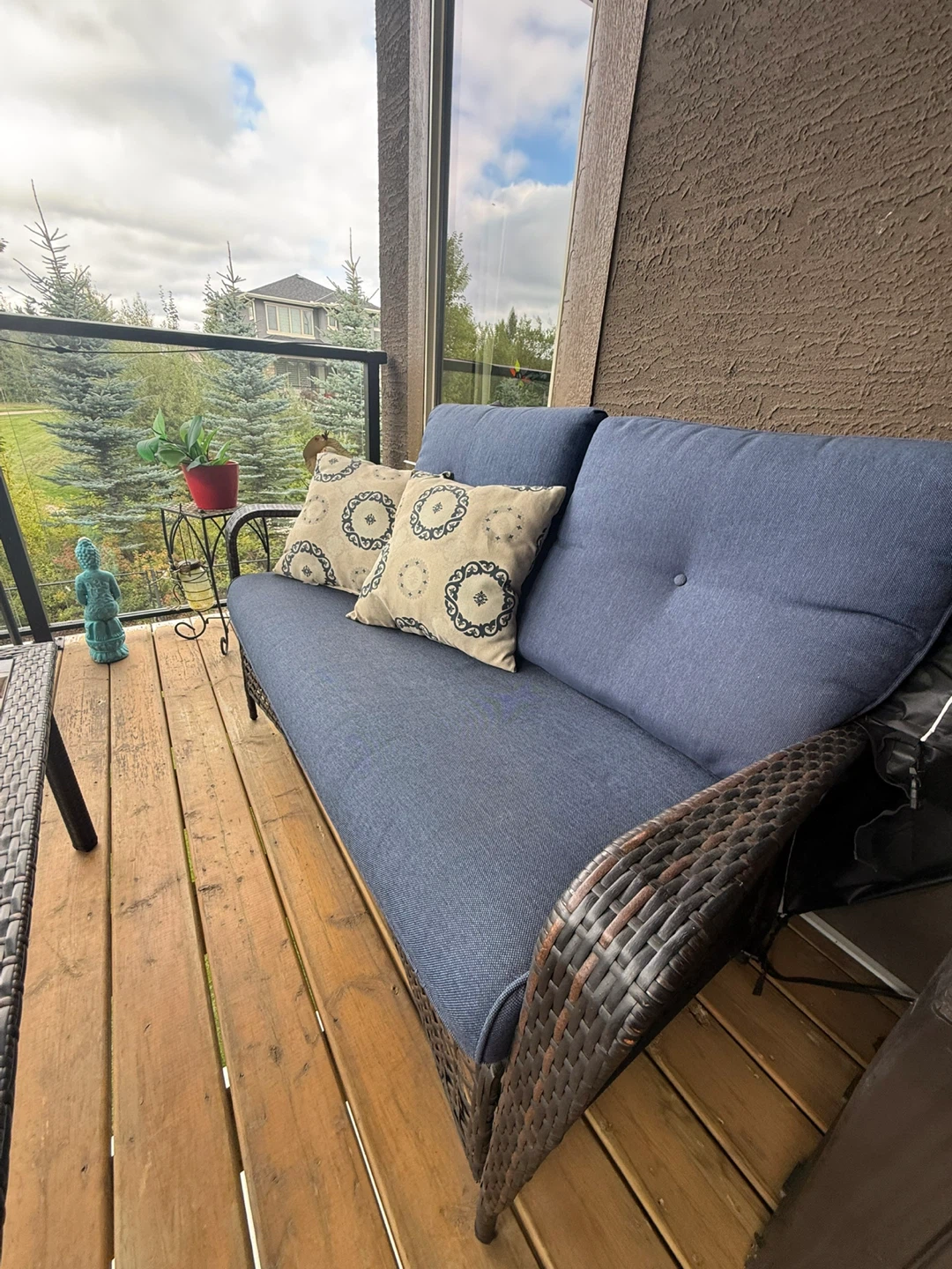 Wicker Patio Furniture Set with Storage Box - photo 5