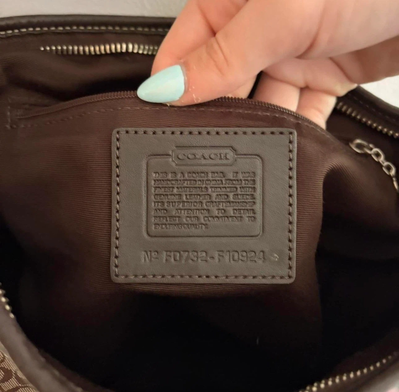 Coach brown monogram hobo bag - photo 4