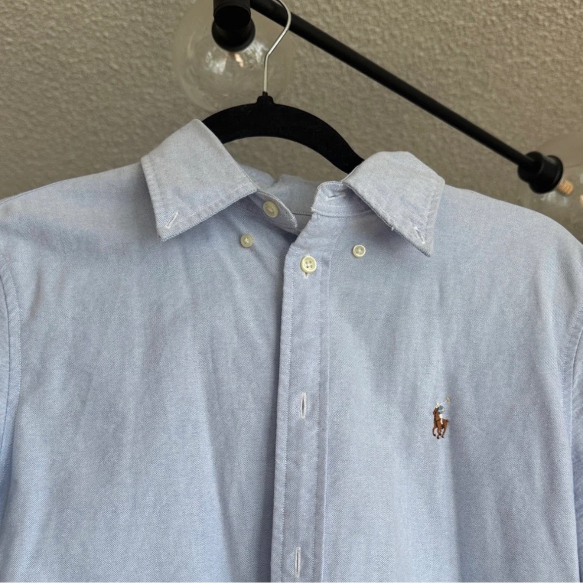 Ralph Lauren Custom Fit Shirt Light Blue - photo 2