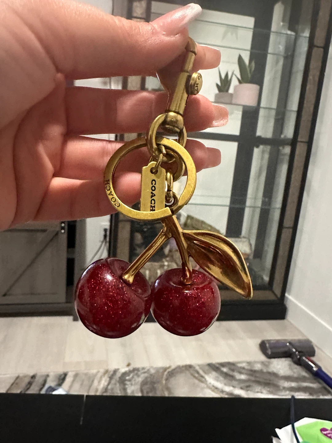 Coach Cherry Bag Charm